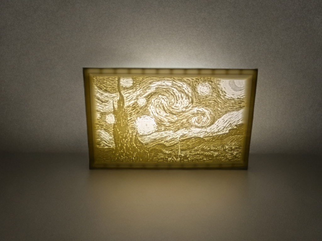 Personalized photo lamp