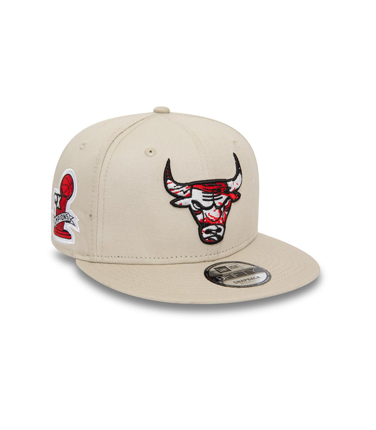 Gorro Exclusivo 9Fifty Chicago Bulls Seasonal Infill Beige