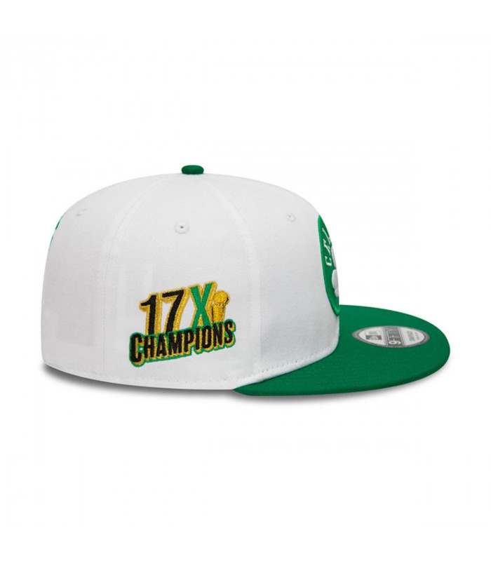 Gorro Exclusivo 9Fifty Boston Celtics NBA Crown Patches White