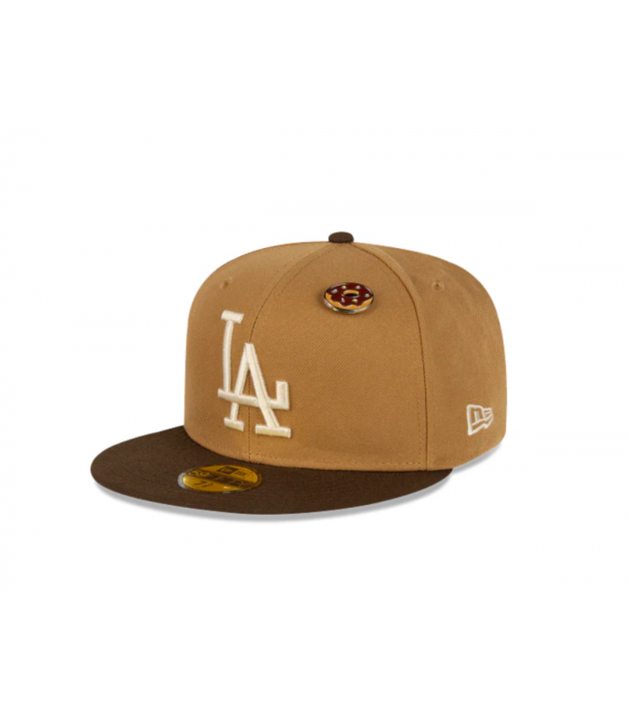 Gorro Exclusivo 59Fifty MLB Los Angeles Dodgers Doughnut Pack Beige