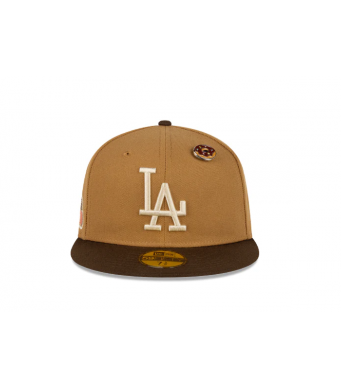 Gorro Exclusivo 59Fifty MLB Los Angeles Dodgers Doughnut Pack Beige