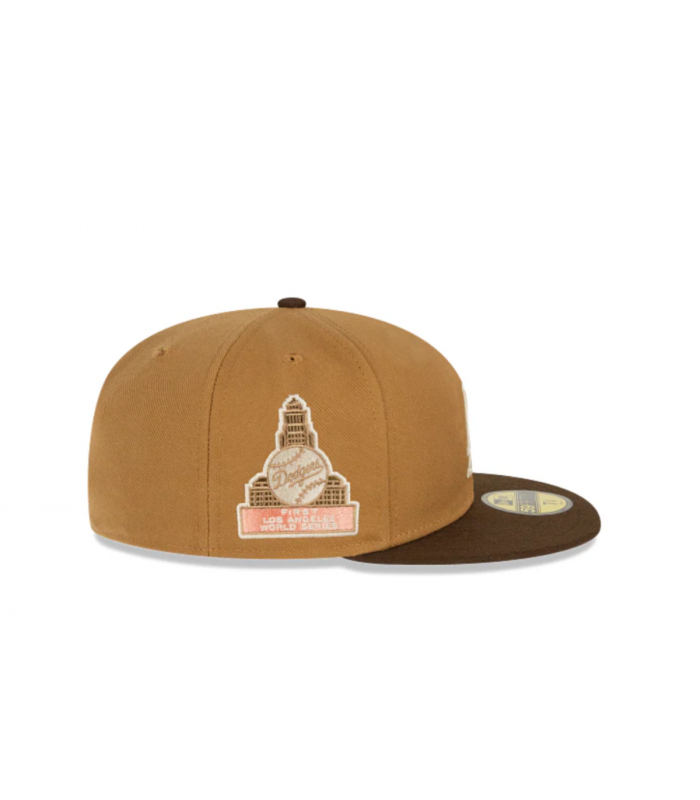 Gorro Exclusivo 59Fifty MLB Los Angeles Dodgers Doughnut Pack Beige