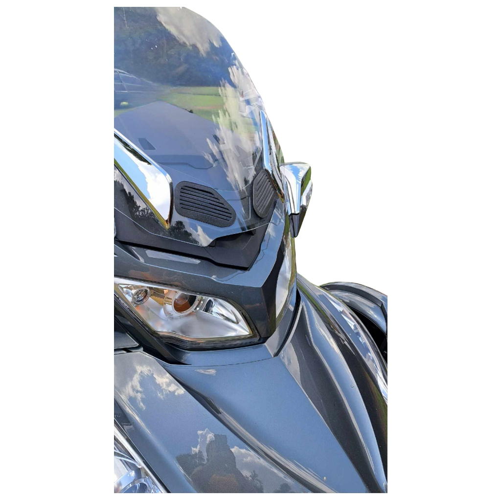 BRP  Can Am Spyder RT 2014-2019 -  Kit of two grilles for windshield ventilation 