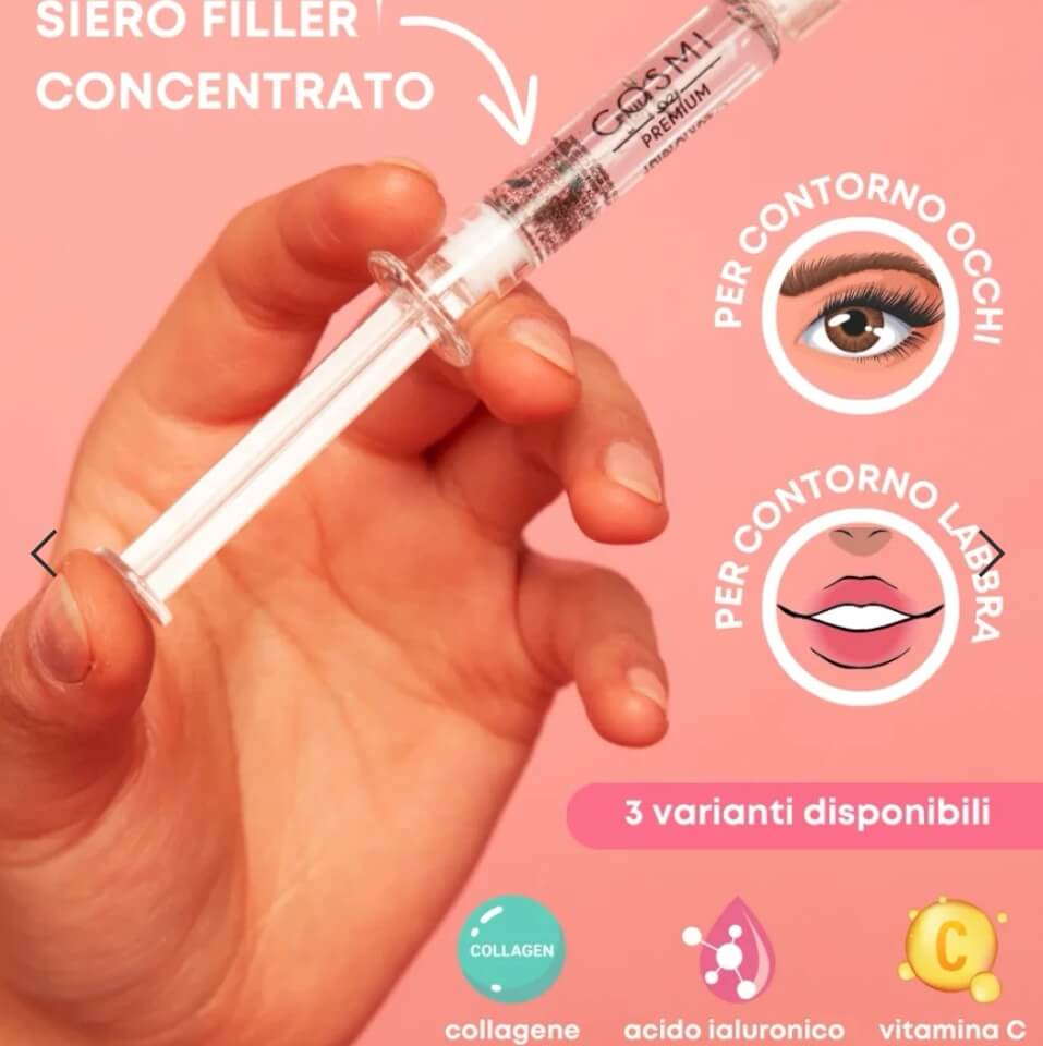 SERUM CIBLE - YEUX & DES LÈVRES - ACIDE HYALURONIQUE & CERAMIDES - X3