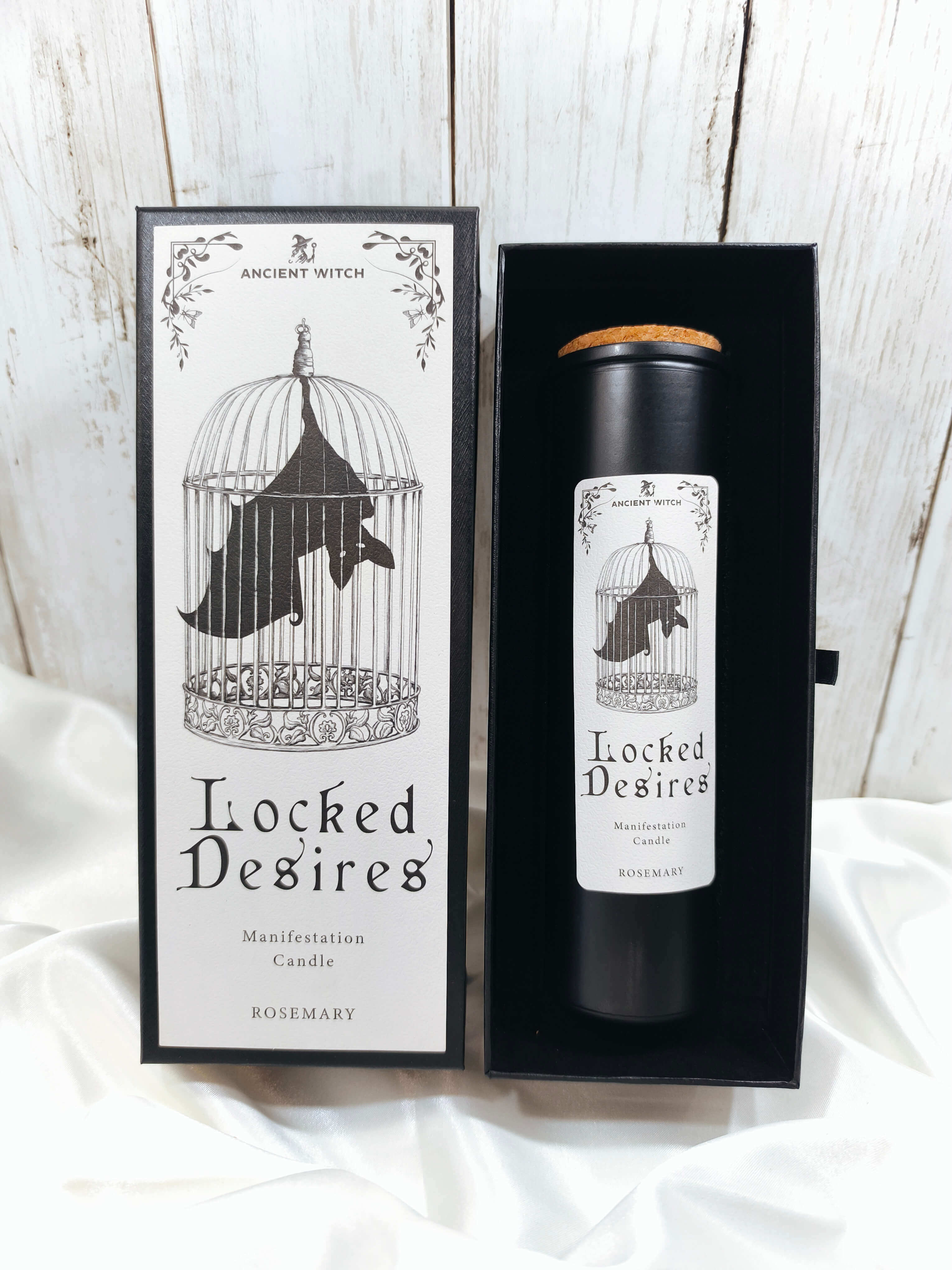 BOUGIE MAGIQUE SORCIERE ANCESTRALE - DESIRS ENFERMES -  MANIFESTATION & RITUEL