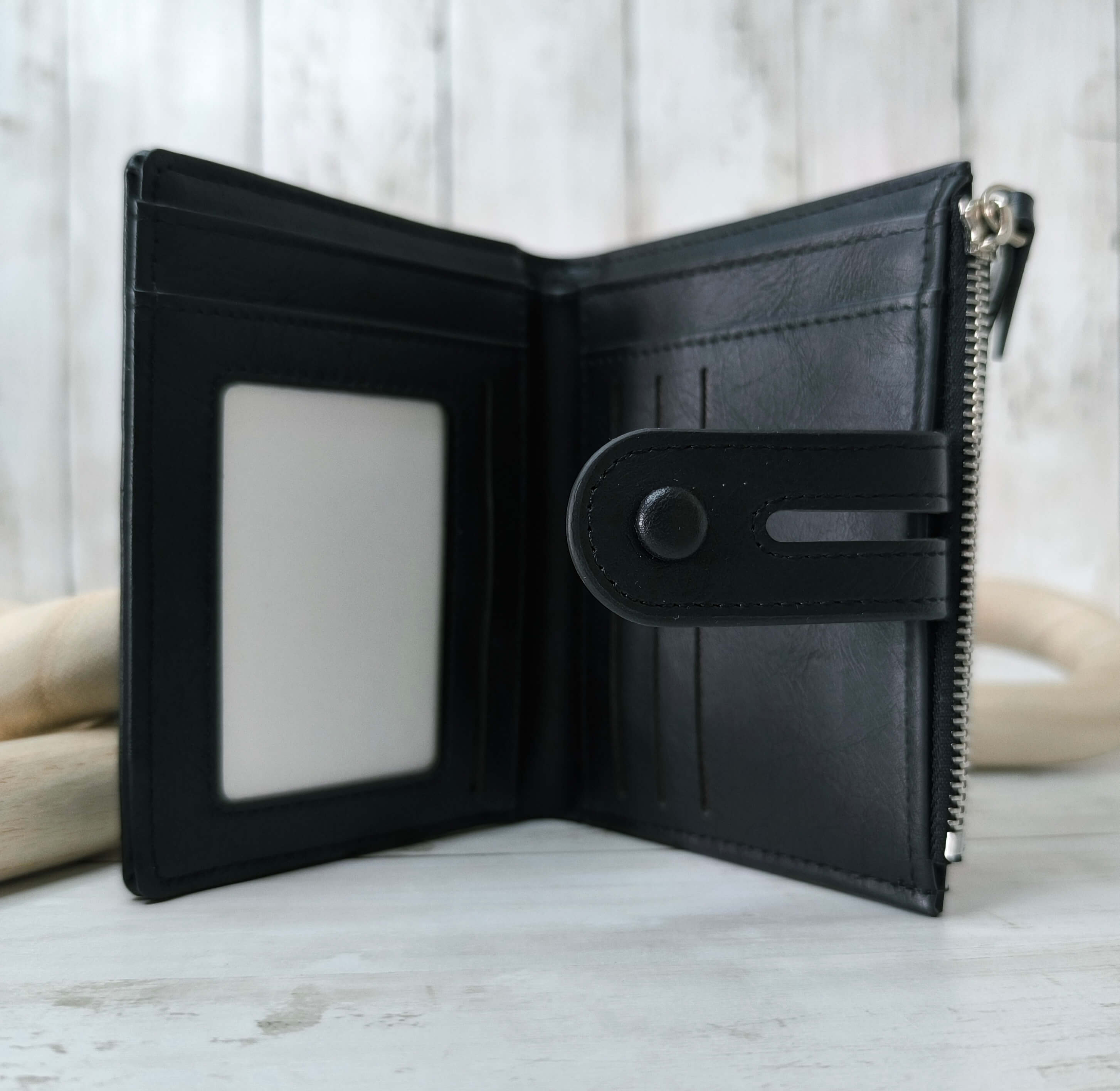 PORTEFEUILLE HOMME - NOIR - SOBRE, LEGER & RESISTANT