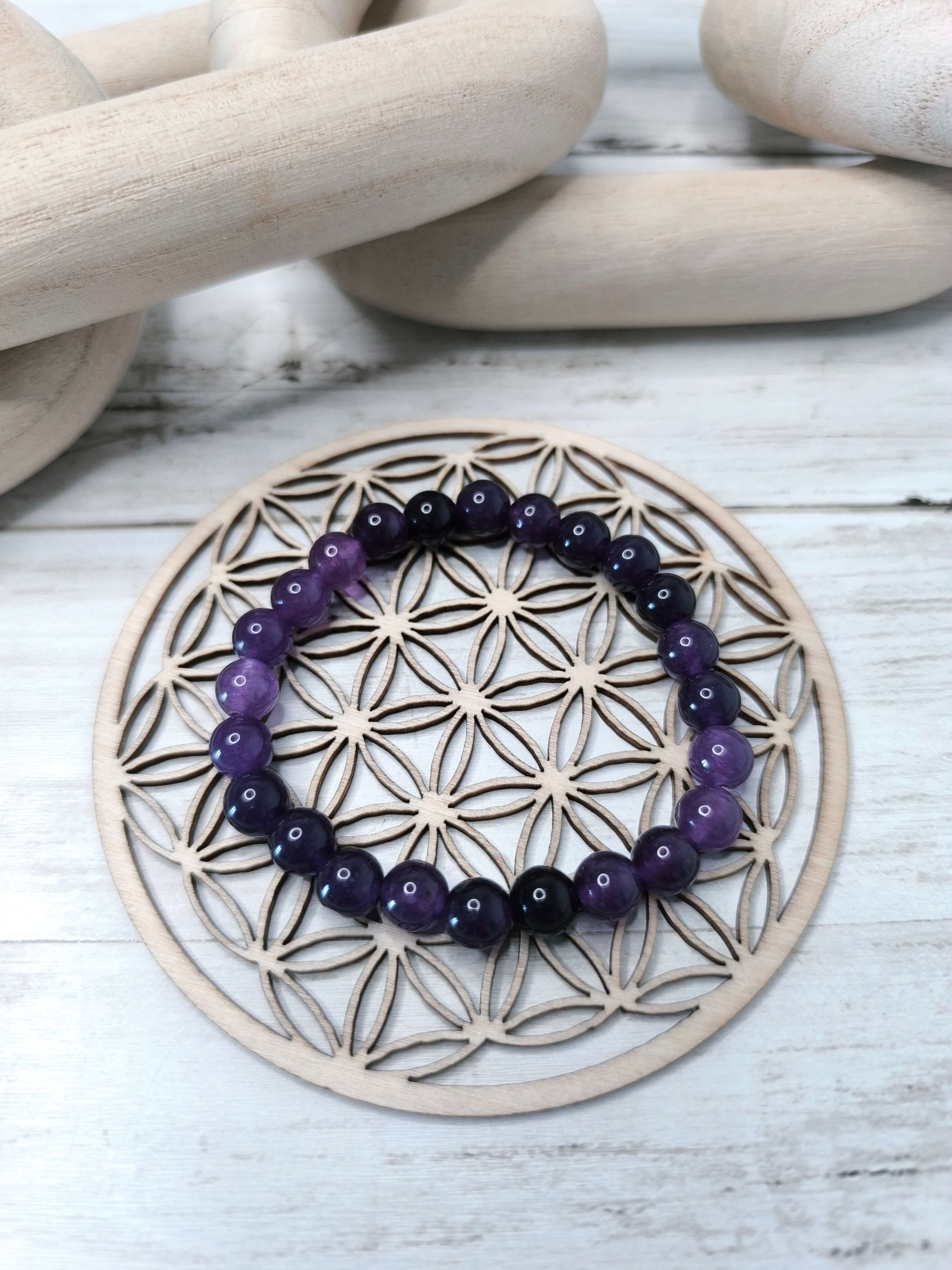 Bracelet Améthyste – Paix - Protection - Sagesse
