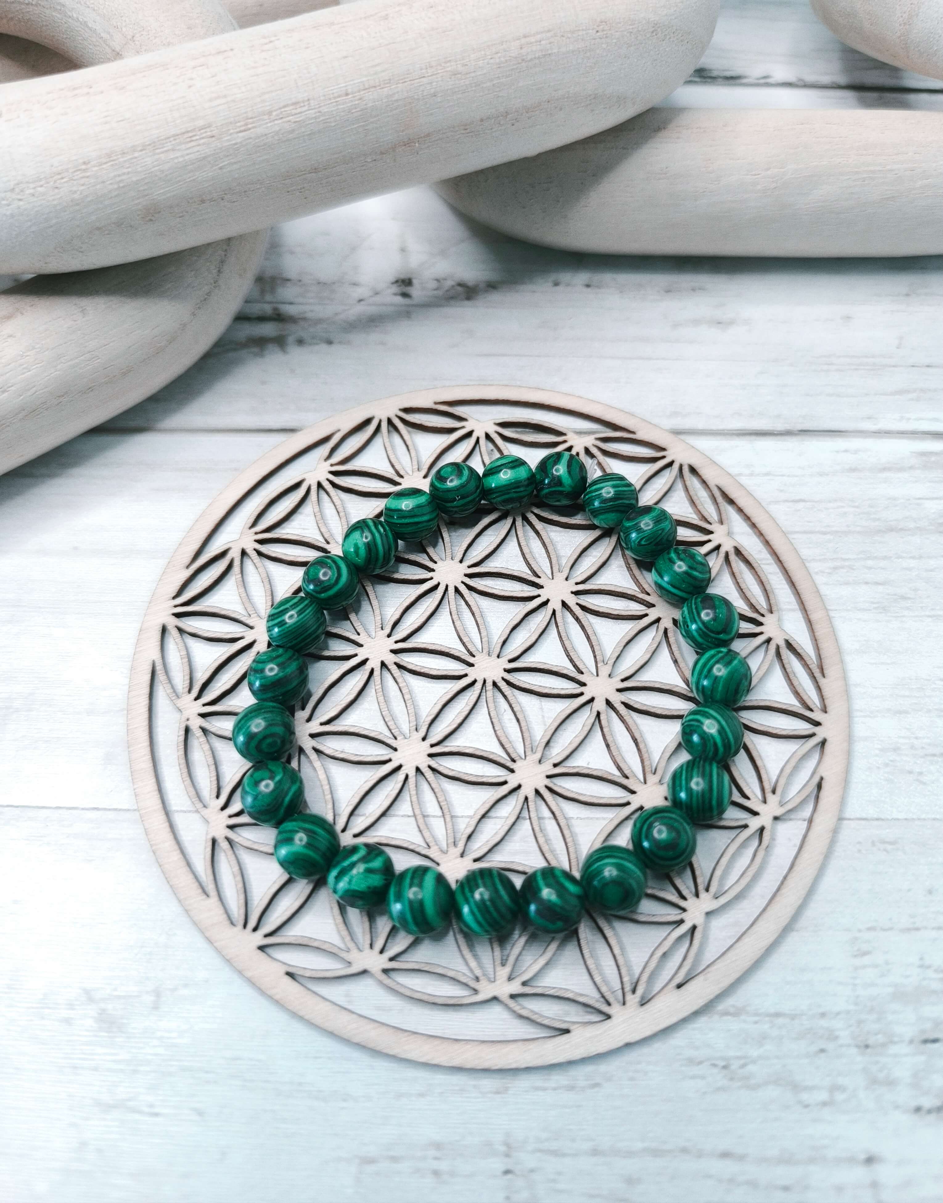Bracelet Malachite - Protection - Transformation - Harmonie
