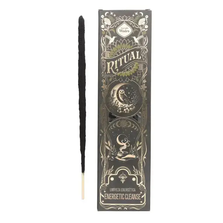 ENCENS RITUEL - NETTOYAGE ENERGETIQUE - BOITE DE 6 BATONNETS ARTISANAUX