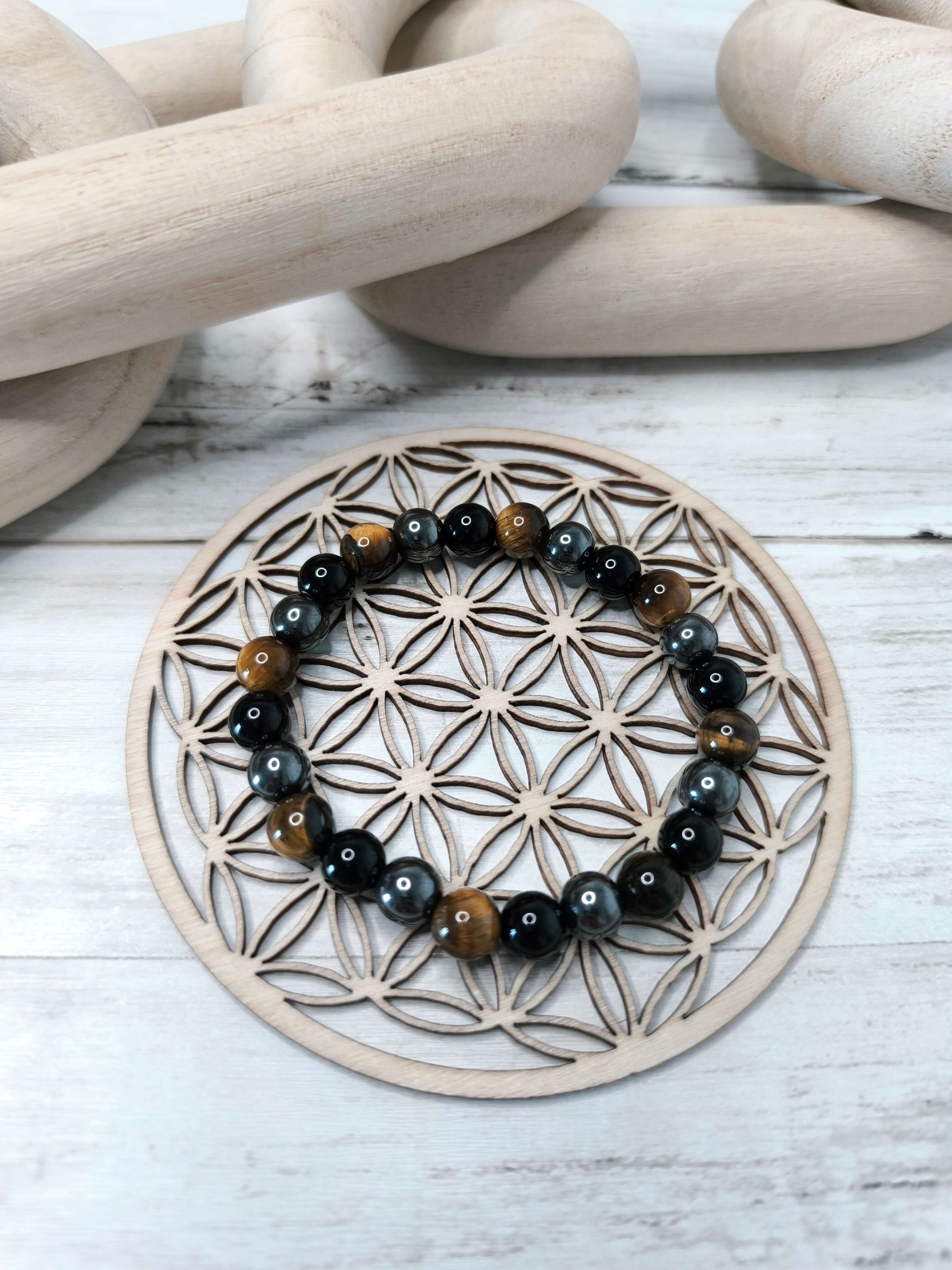 Bracelet Triple Protection – Force - Ancrage - Protection énergétique