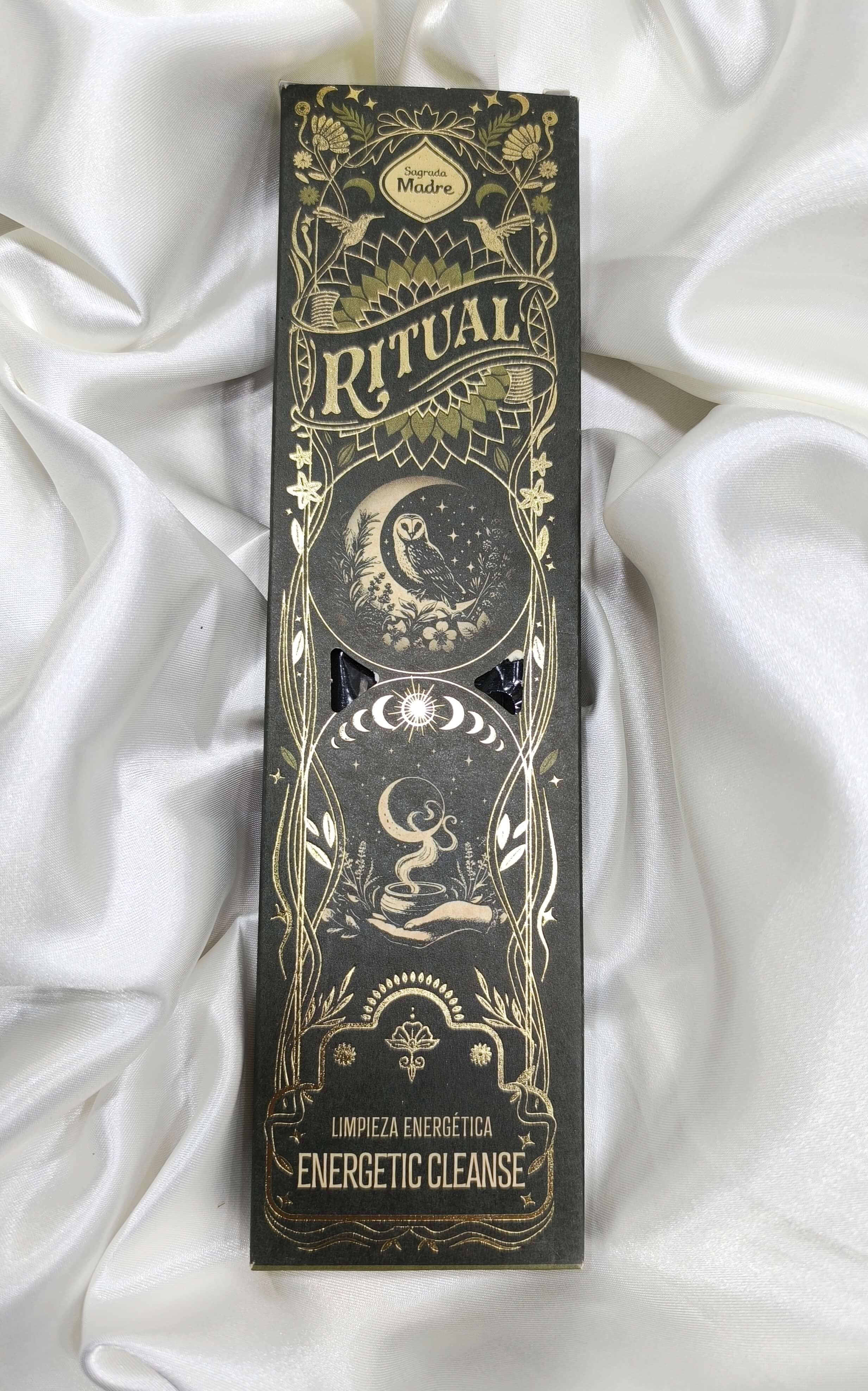 ENCENS RITUEL - NETTOYAGE ENERGETIQUE - BOITE DE 6 BATONNETS ARTISANAUX