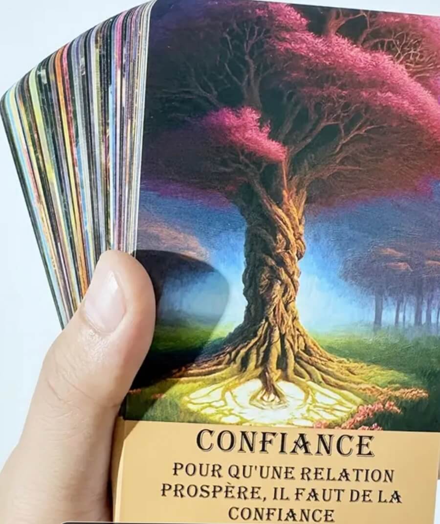 ORACLE DIVINATOIRE - CARTES DE TELEPATHIE (56 CARTES)
