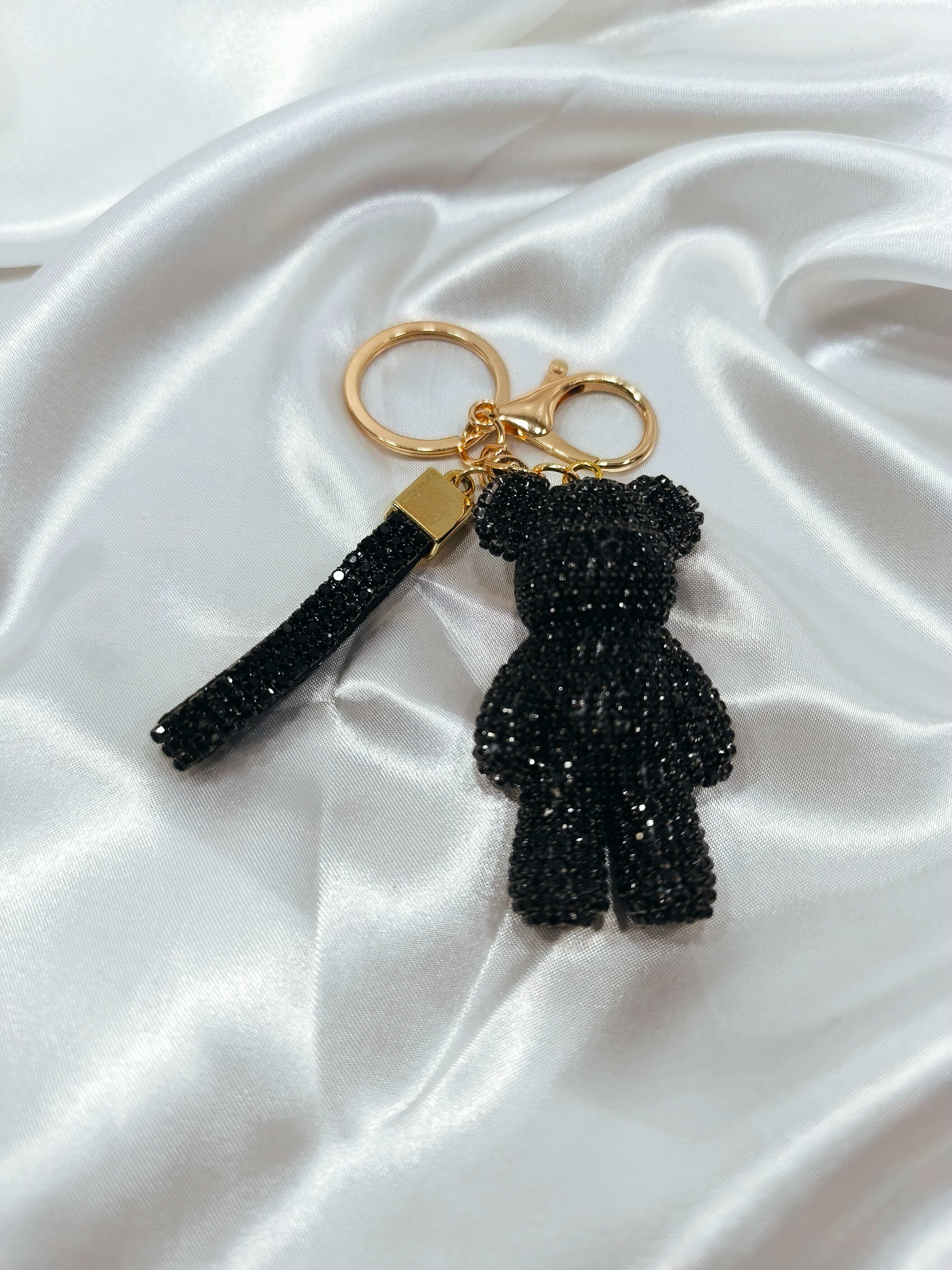 PORTE CLES - OURSON - STRASS - BRILLANT & MIGNON