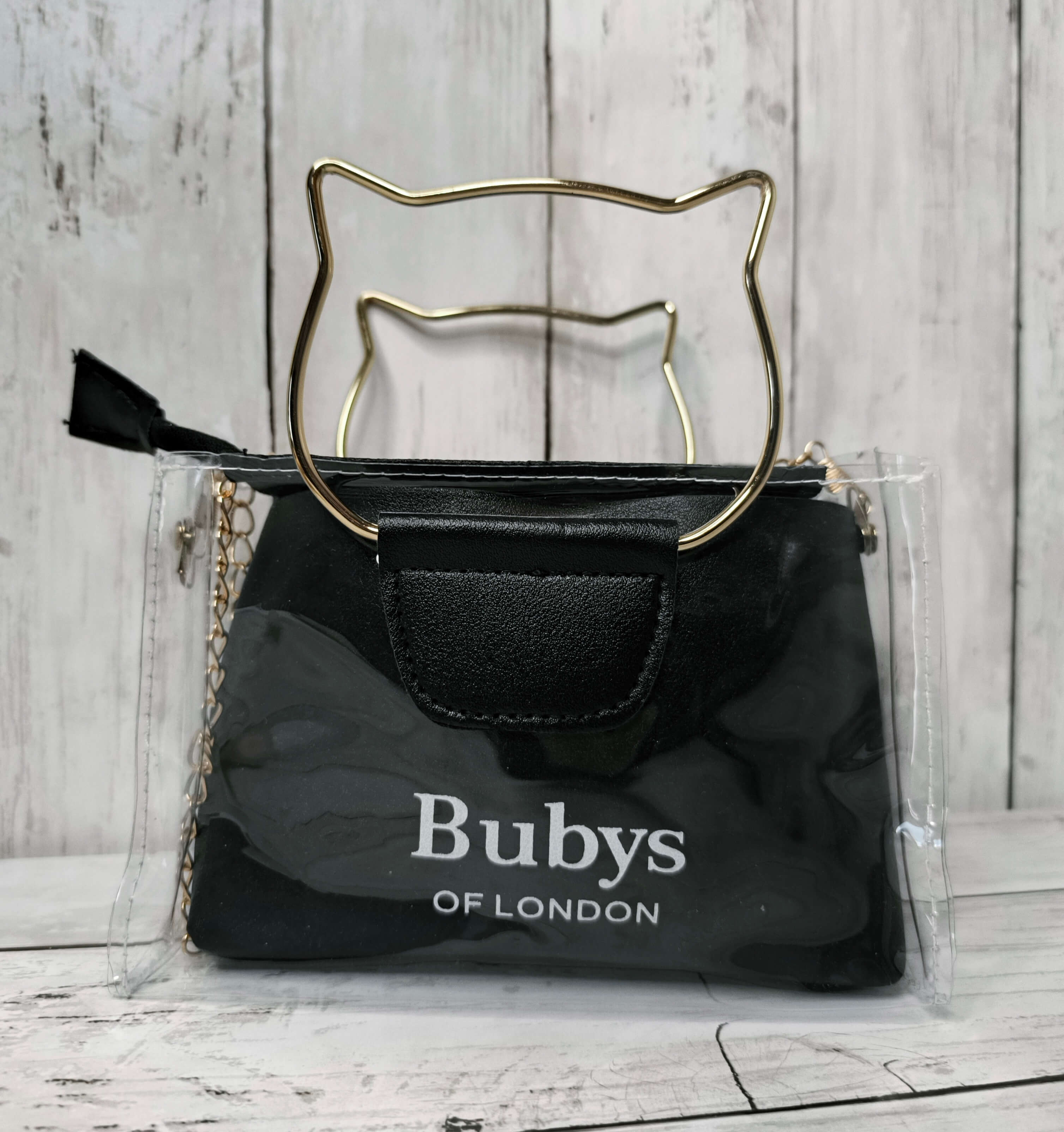 MINI SAC A MAIN - POIGNEES EN TETE DE CHAT - ORIGINAL & TENDANCE