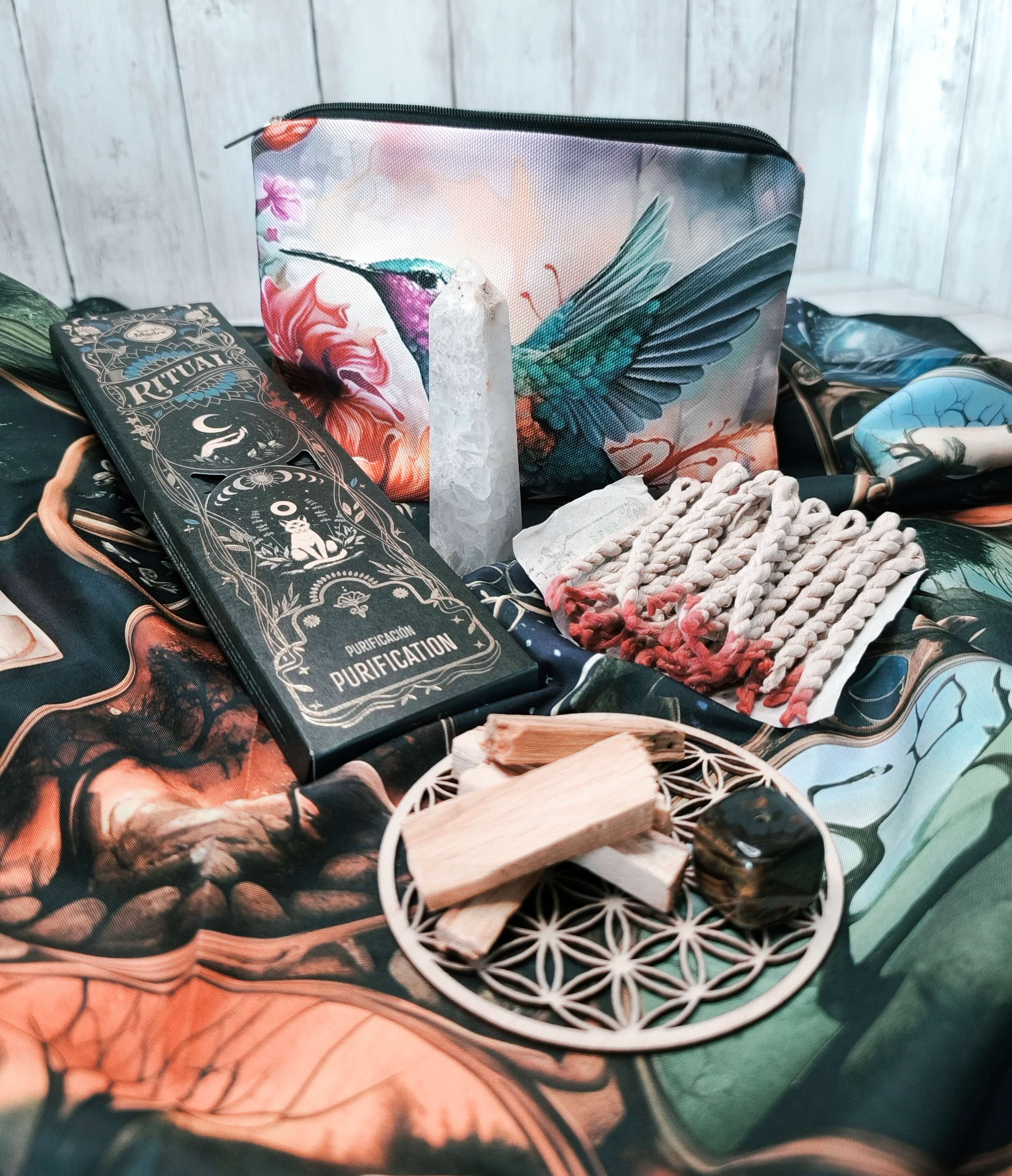 Coffret Rituel Complet – Purification, Protection & Élévation Énergétique · Edition Luxe