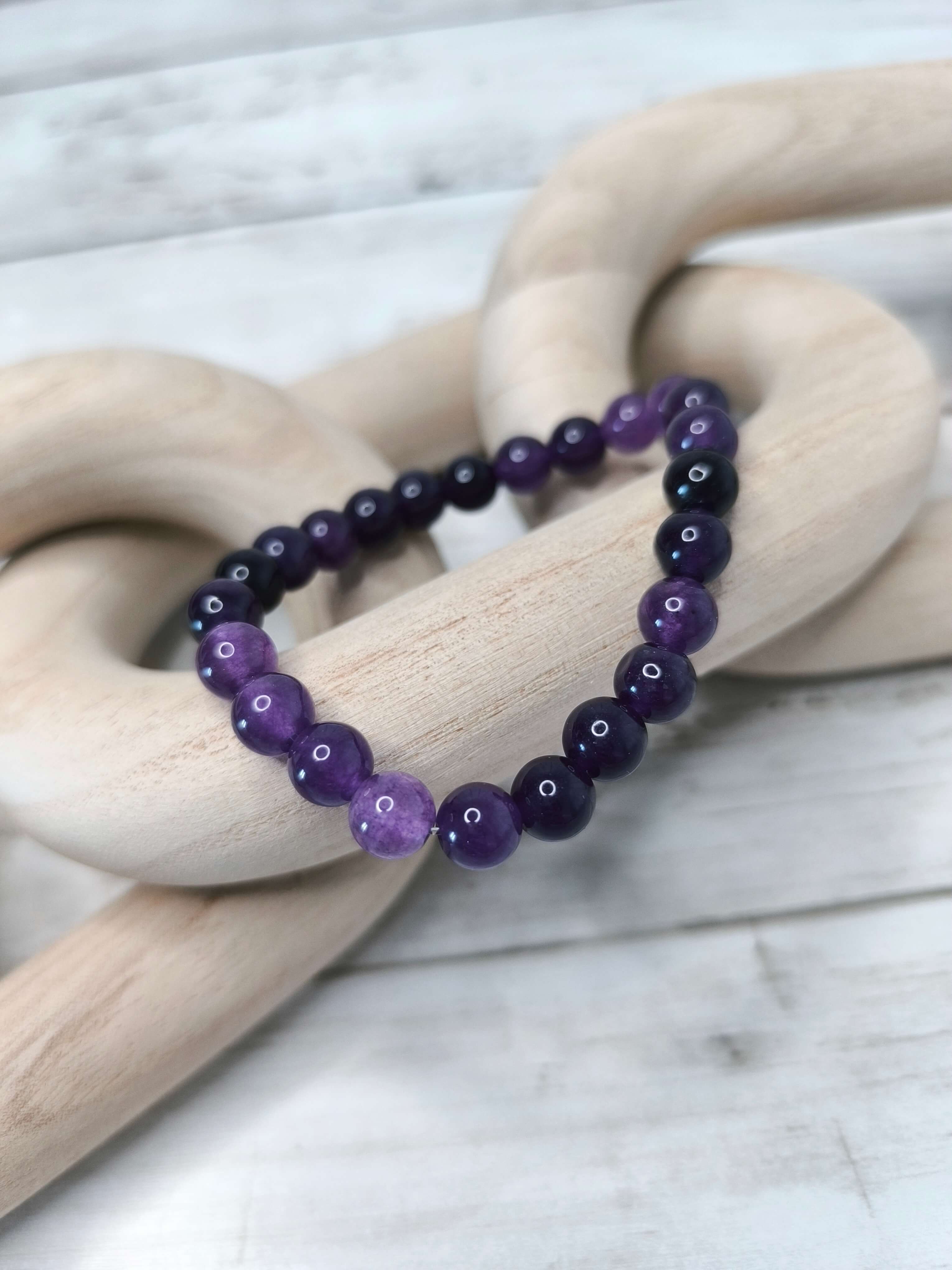 Bracelet Améthyste – Paix - Protection - Sagesse