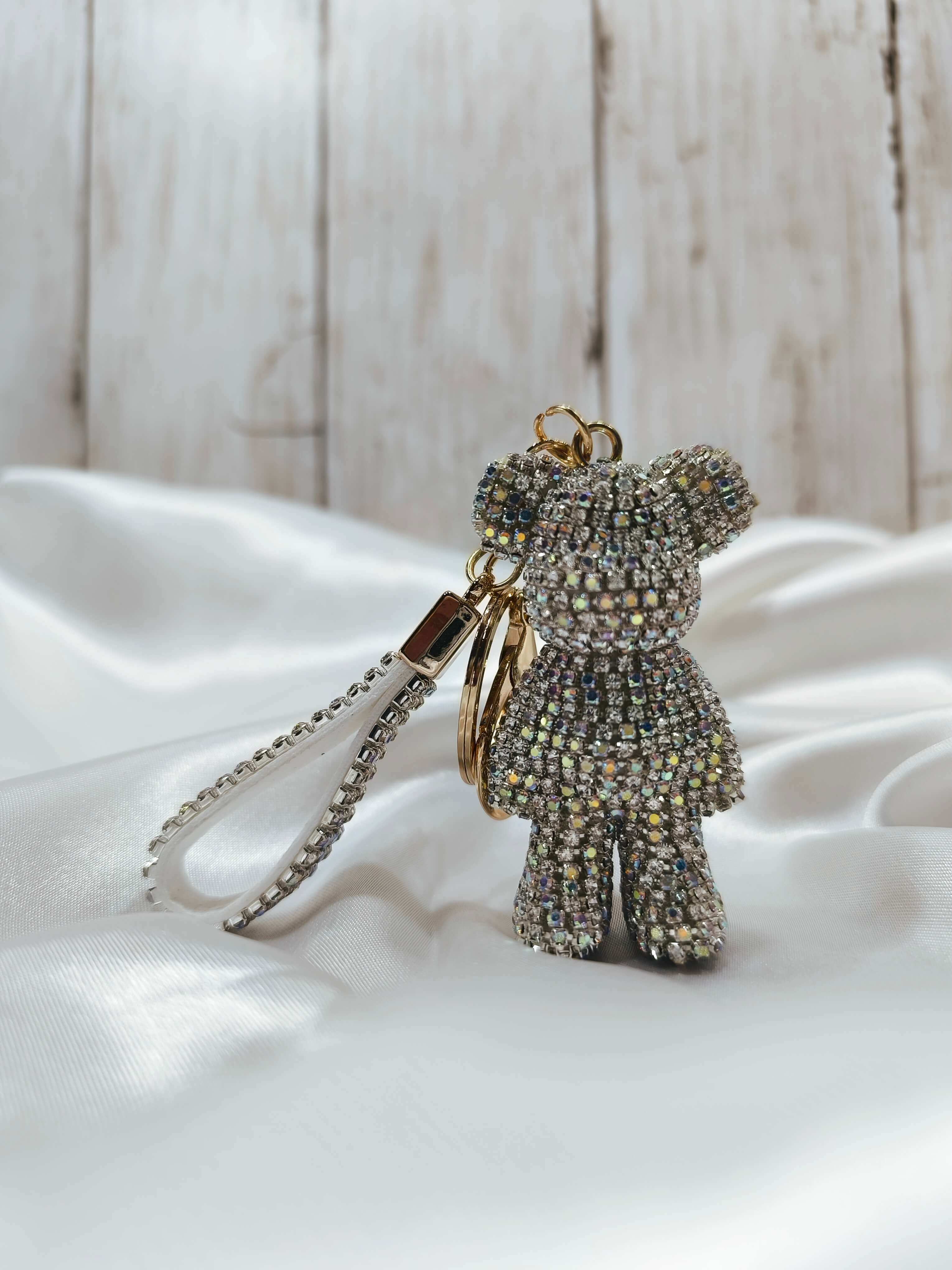 PORTE CLES - OURSON - STRASS - BRILLANT & MIGNON