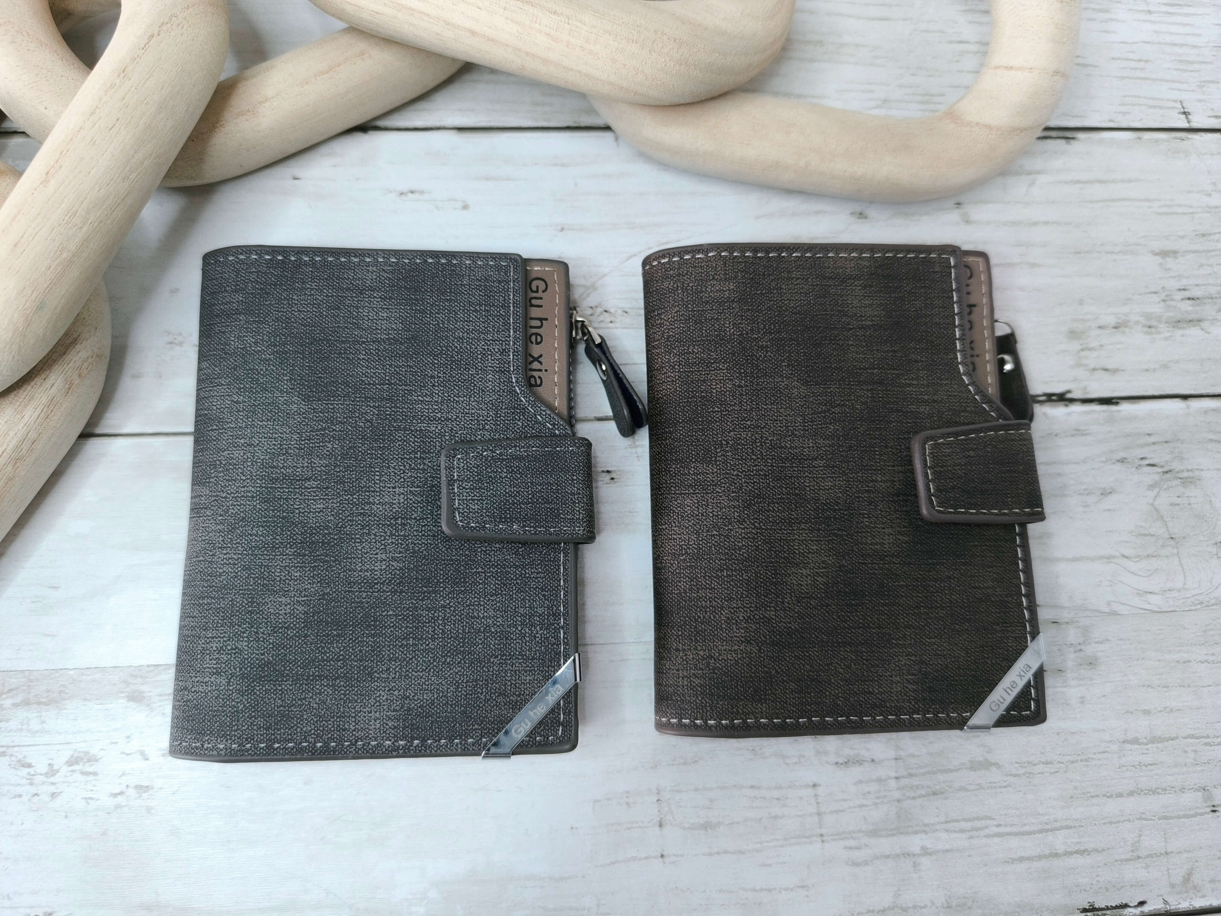 PORTEFEUILLE HOMME - COULEUR UNIE - LEGER, RESISTANT & PRATIQUE