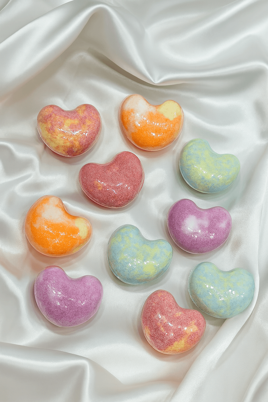 BOMBE DE BAIN - COEUR - LAVANDE, ROMARIN, LOVE - 40G