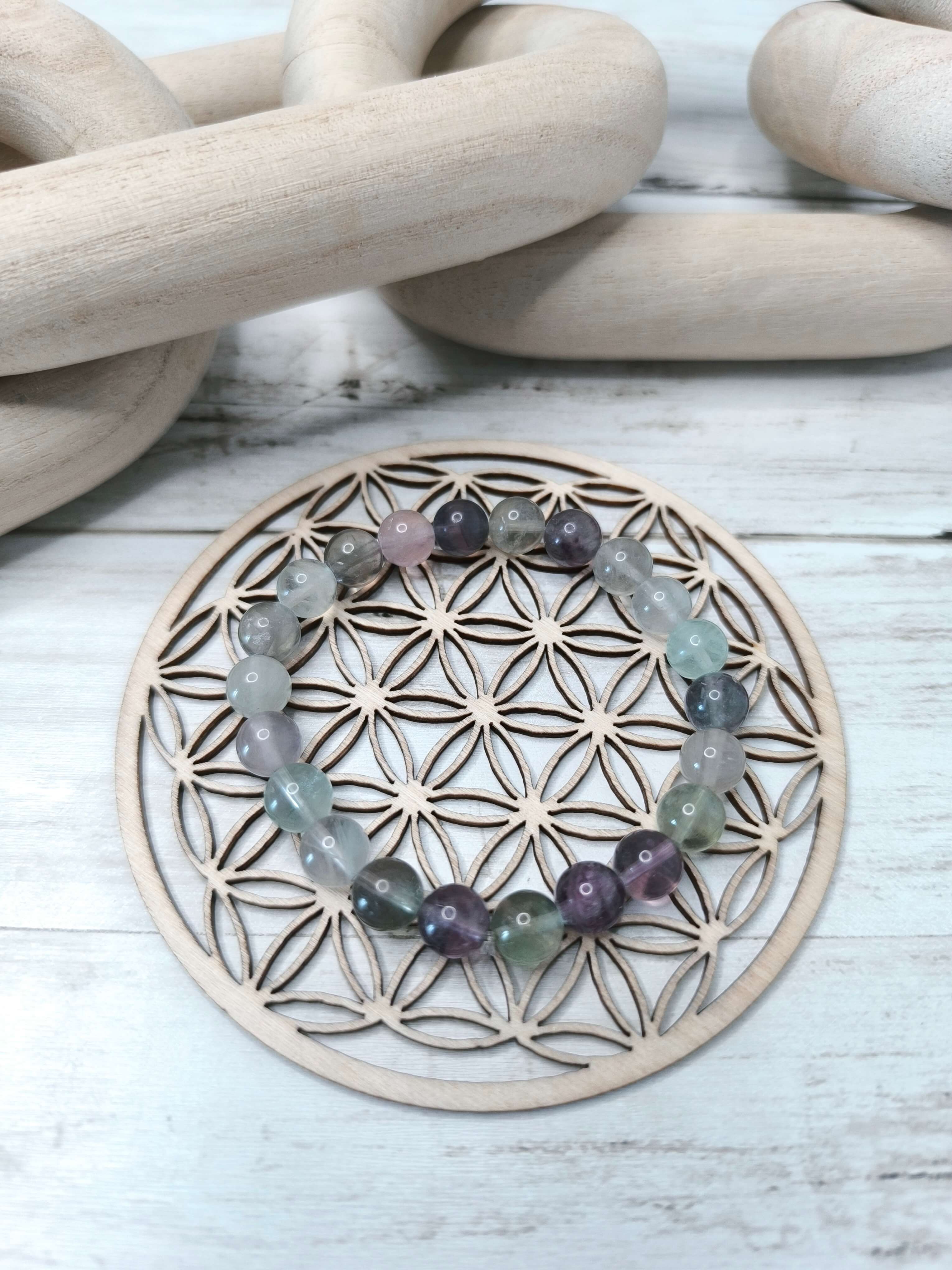 Bracelet Fluorite – Clarté - Sagesse - Protection mentale