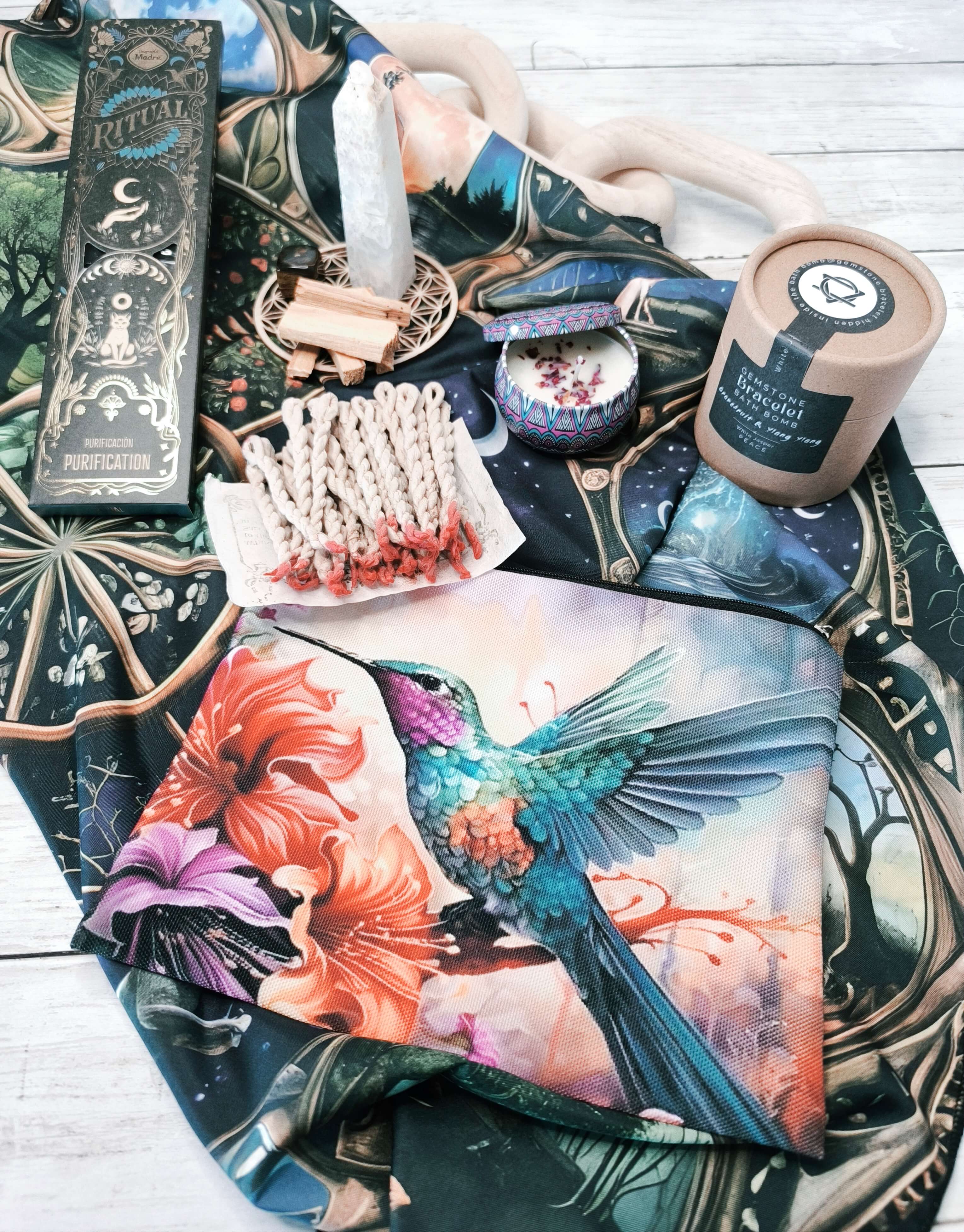 Coffret Rituel Complet – Purification, Protection & Élévation Énergétique · Edition Luxe