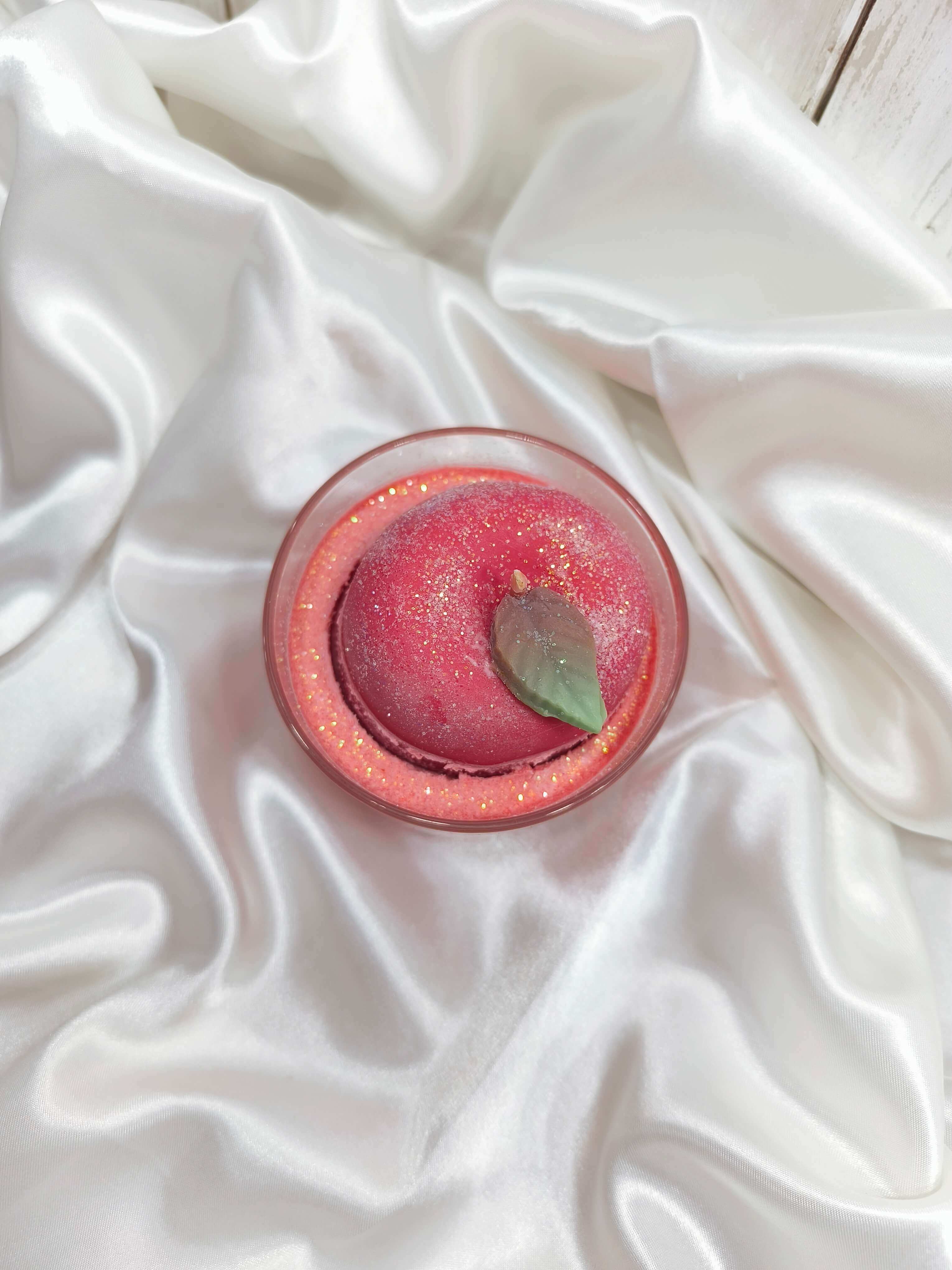 BOUGIE PARFUMEE POMME D'AMOUR - GOURMANDE & FESTIVE