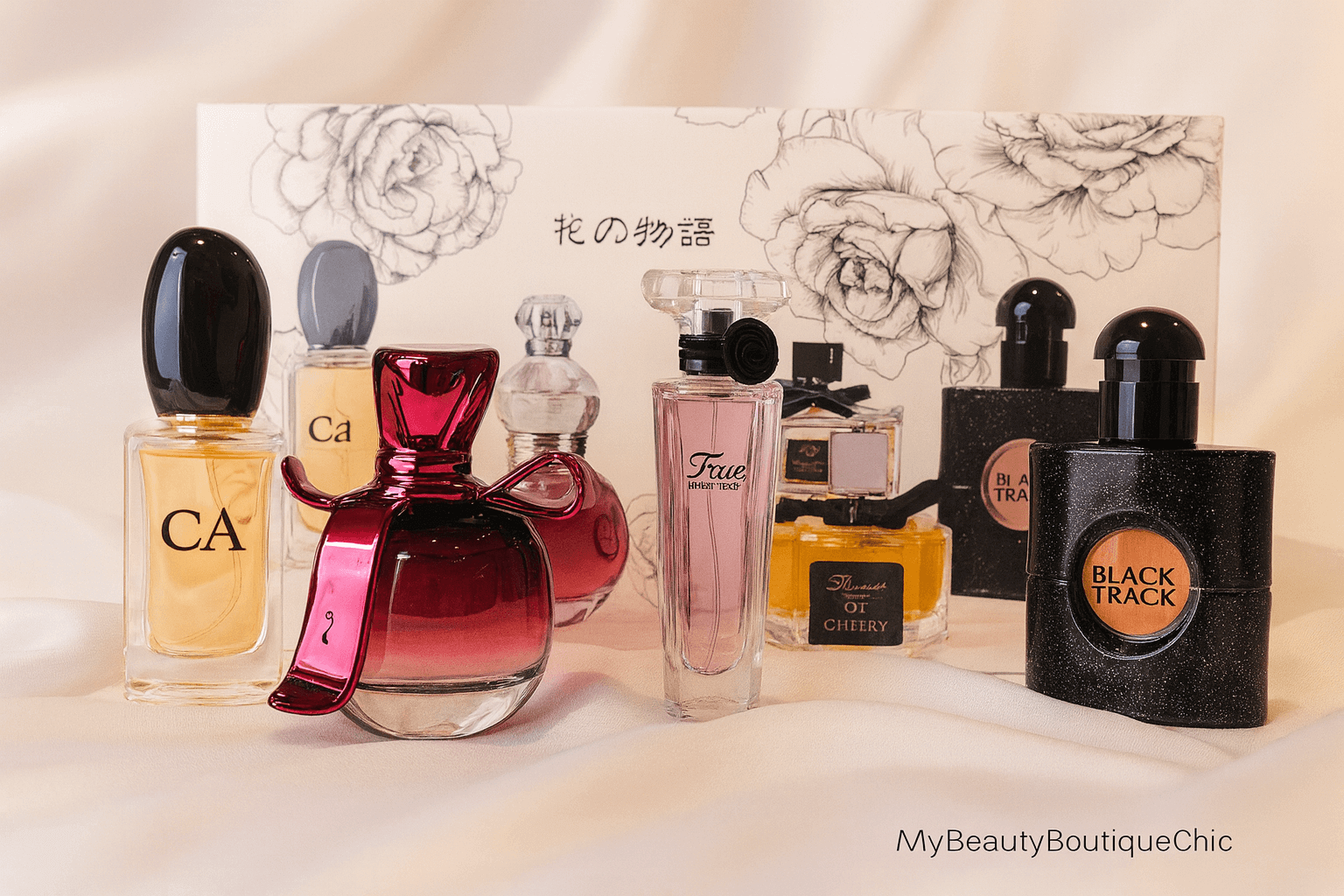 COFFRET 4 PARFUMS FEMME - FRAGANCES VARIEES (4 x 30 ml)