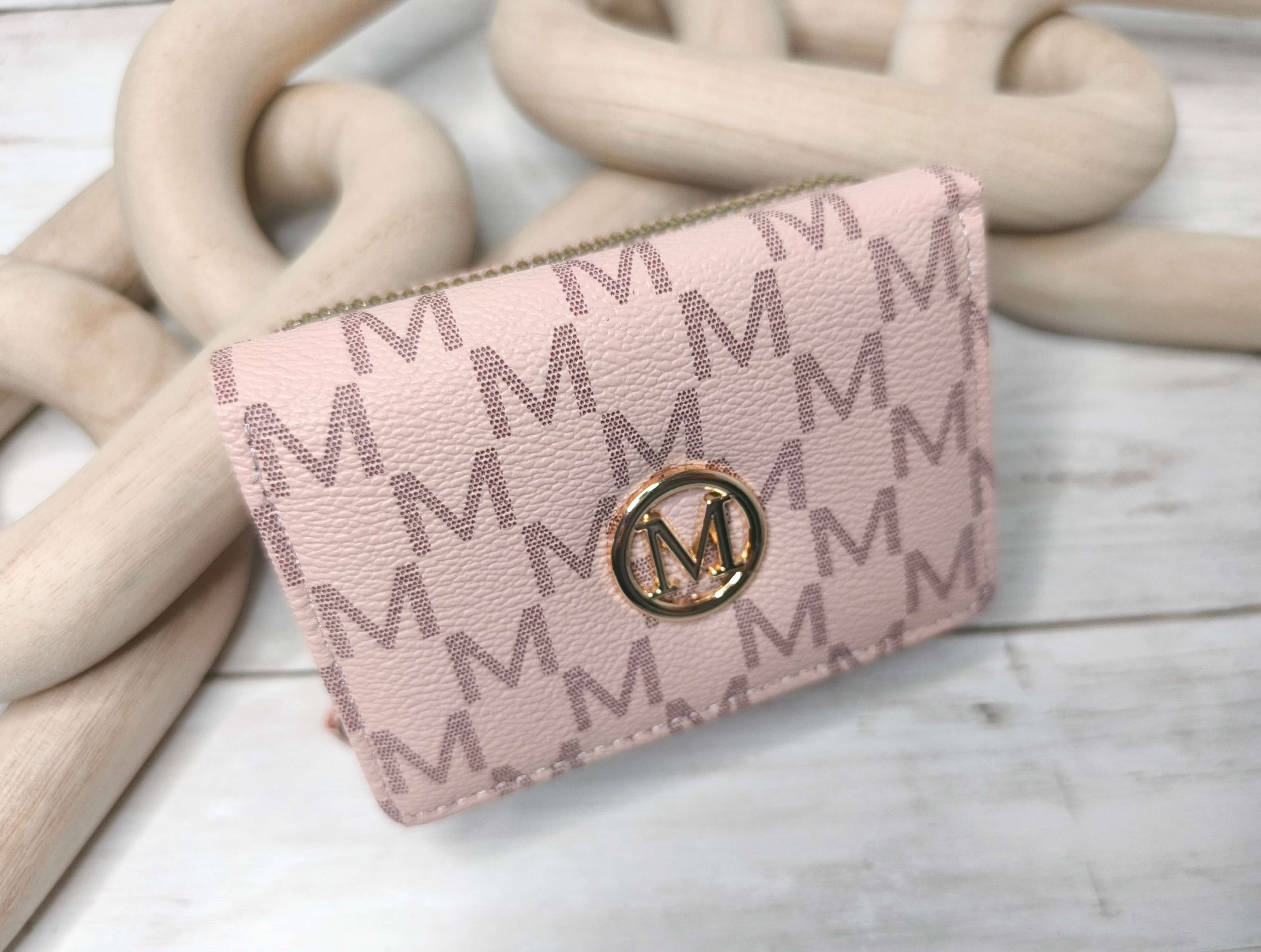 PORTEFEUILLE FEMME - BLANC OU ROSE - ELEGANT, LEGER & PRATIQUE