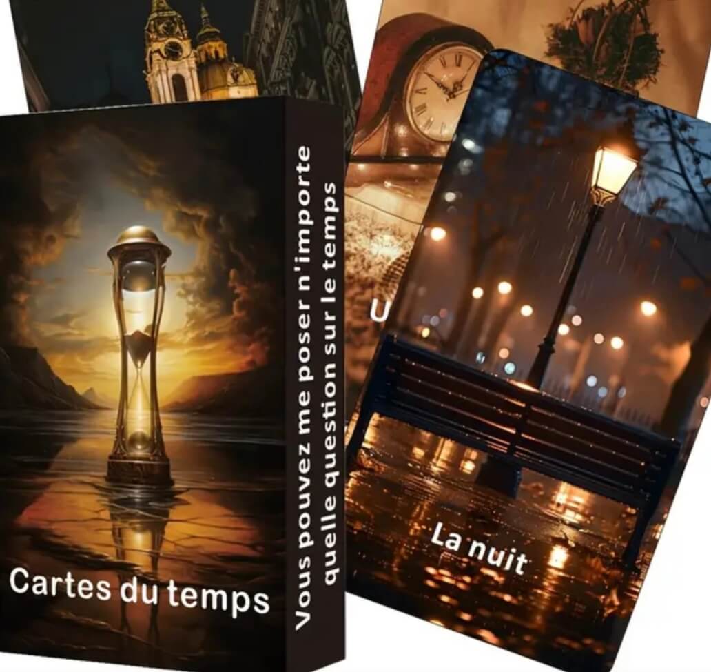 ORACLE DIVINATOIRE - LES CARTES DU TEMPS (54 CARTES)