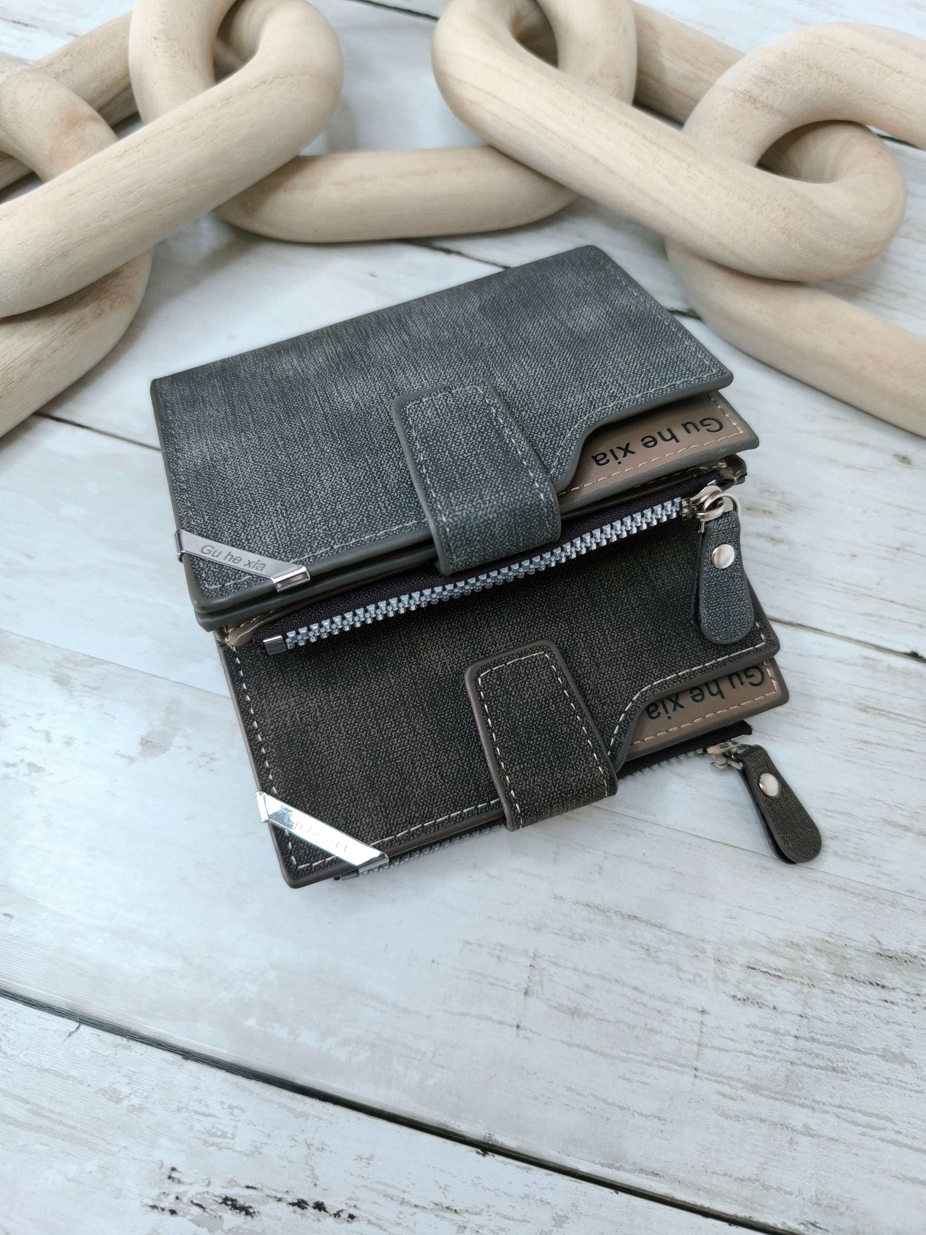 PORTEFEUILLE HOMME - COULEUR UNIE - LEGER, RESISTANT & PRATIQUE