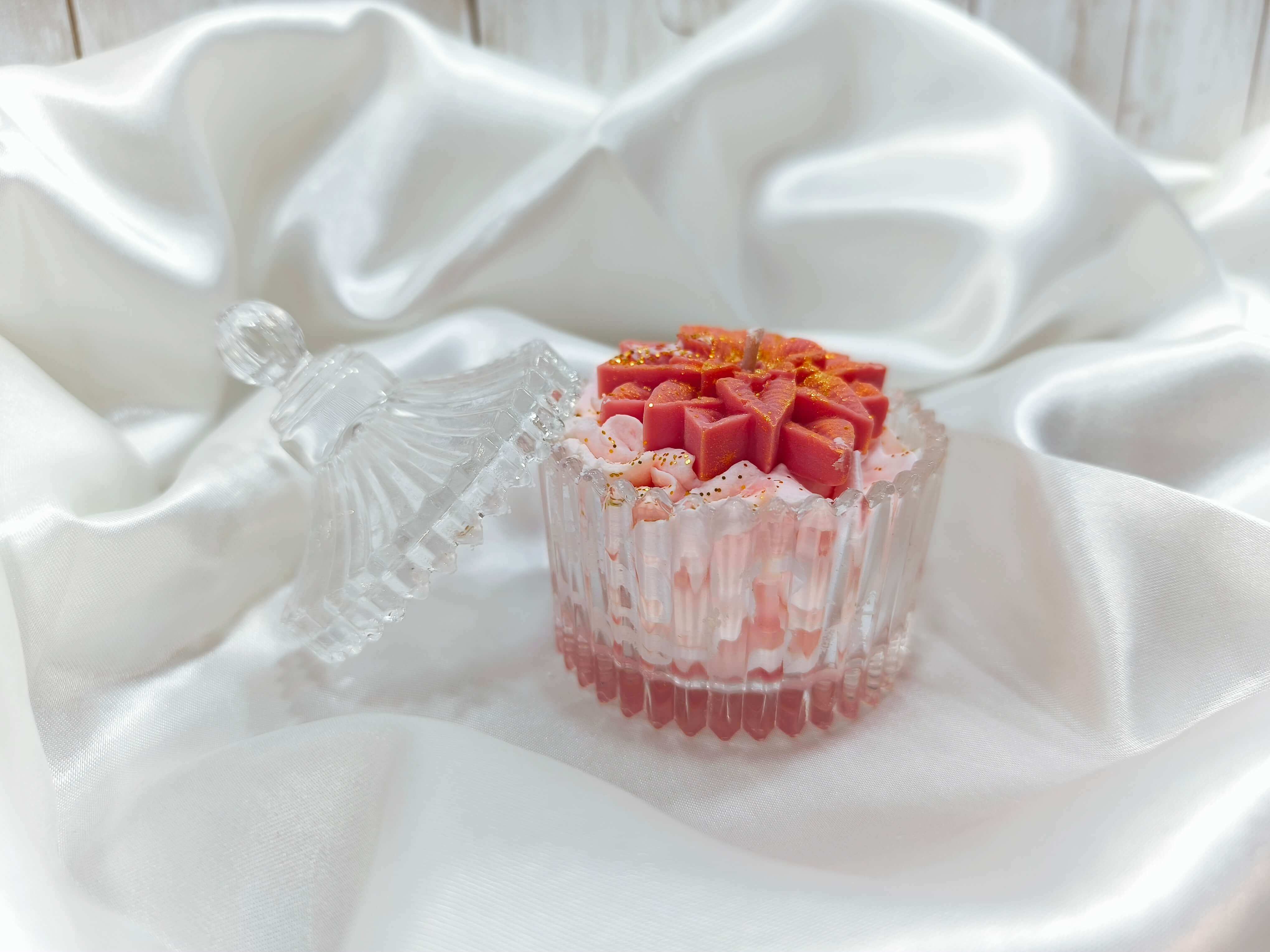 MINI BOUGIE PARFUMEE FLEUR ETOILEE - DECORATIF & RAFFINEE