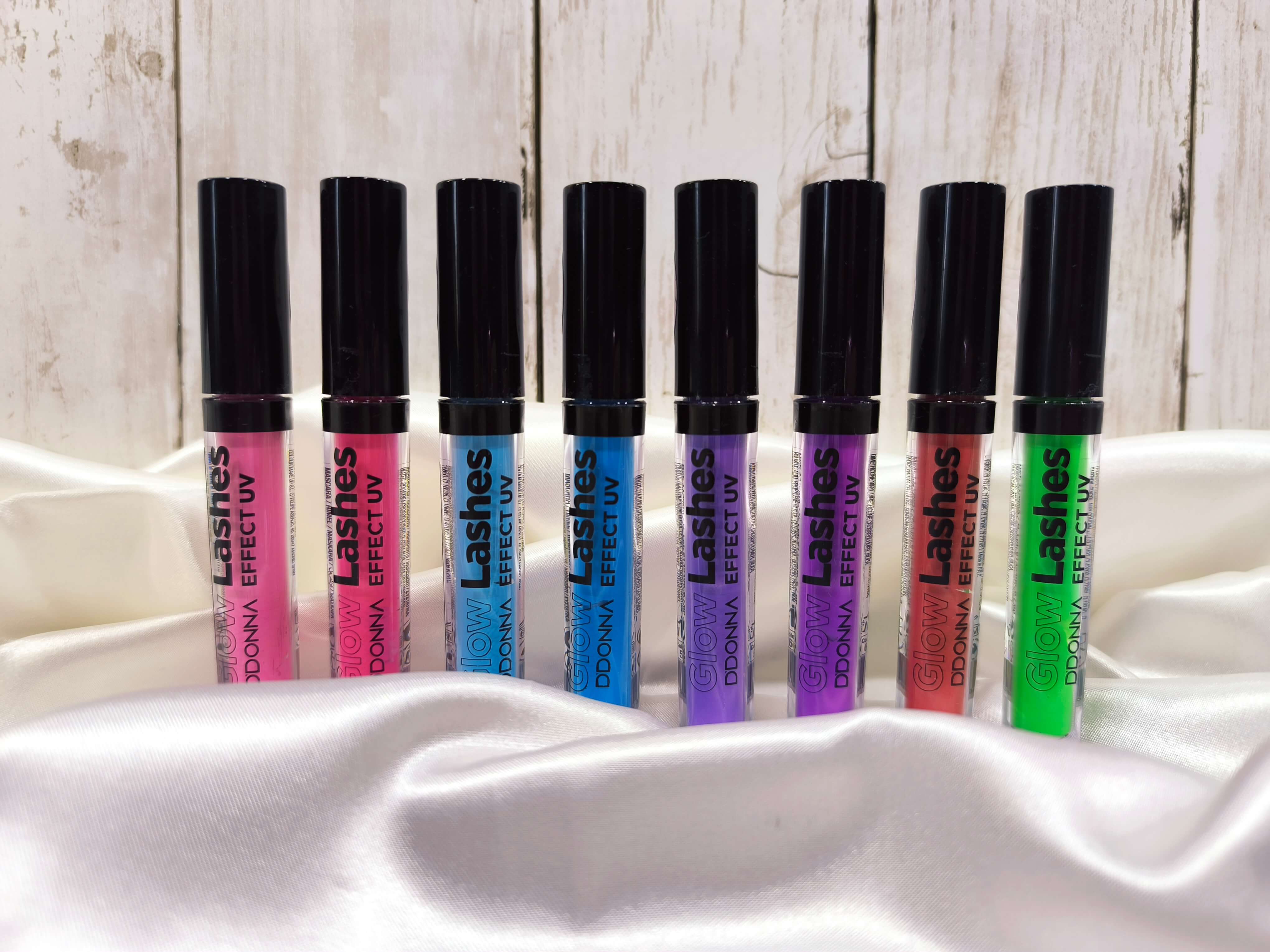 MASCARA UV GLOW - DDONNA - WATERPROOF - COULEURS FLUO