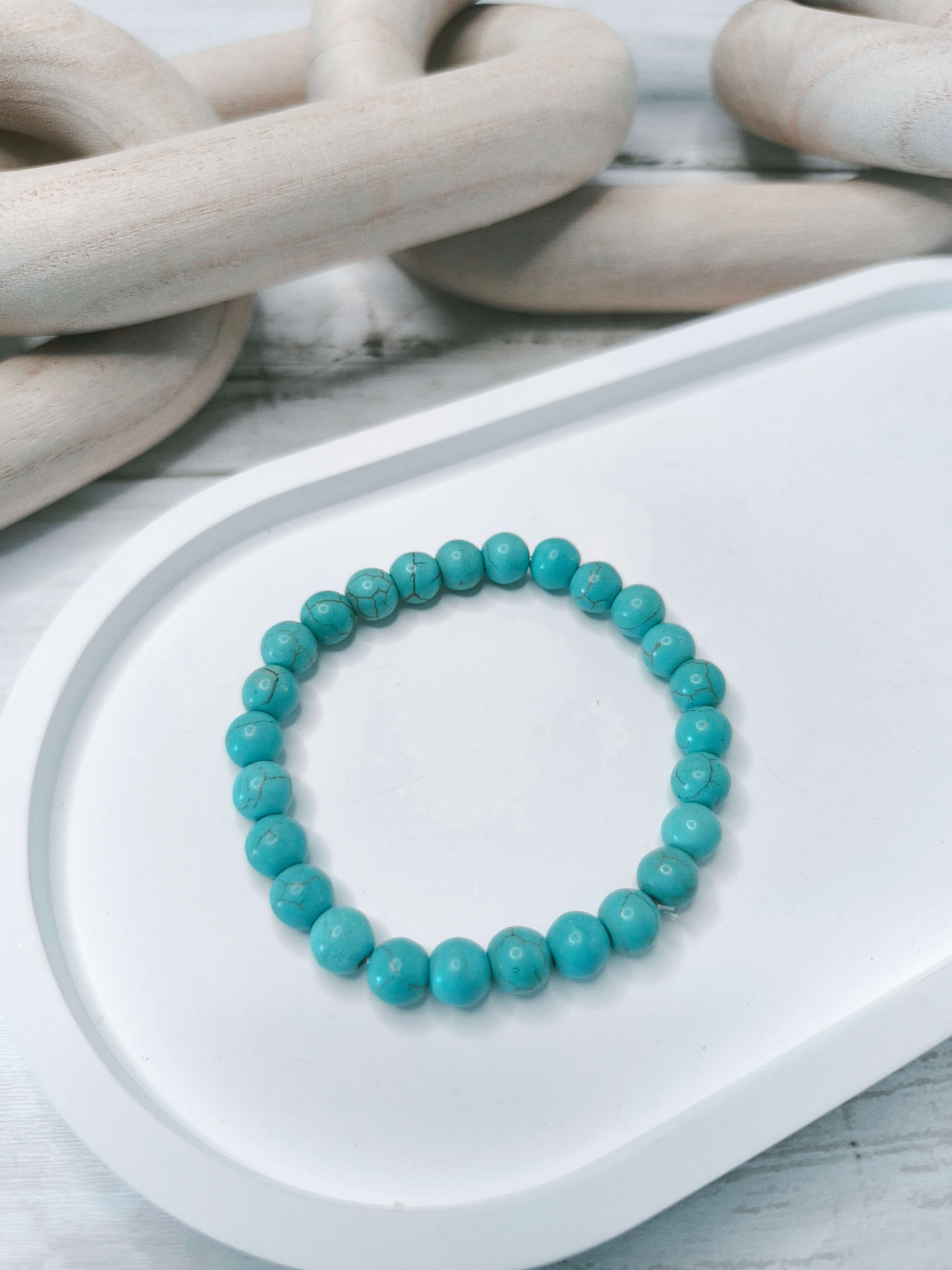 Bracelet Turquoise - Chance - Sérénité - Amitié