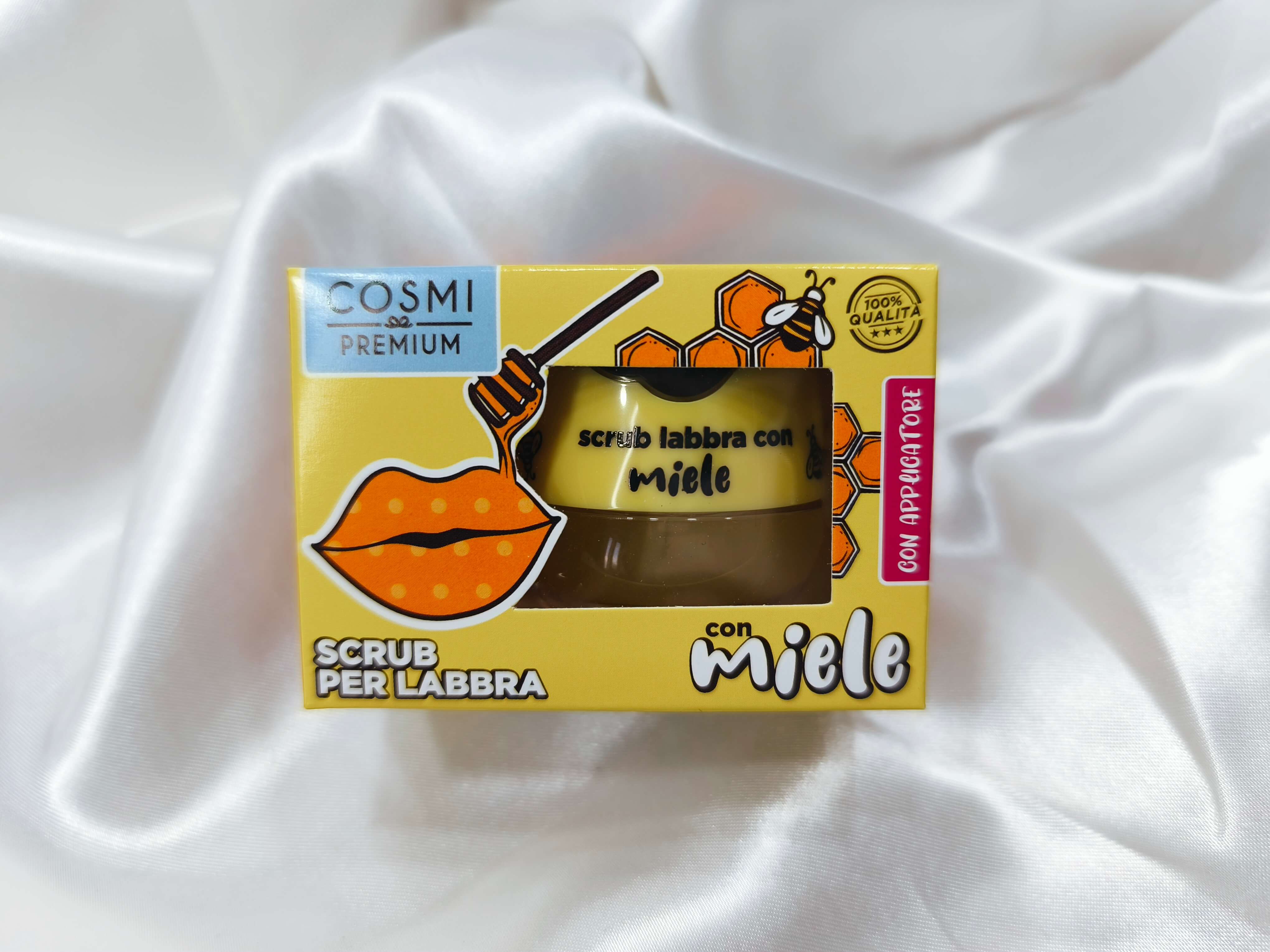 GOMMAGE LEVRE AU MIEL - COSMI PREMIUM - NOURRIT & ADOUCIT - APPLICATEUR MALIN