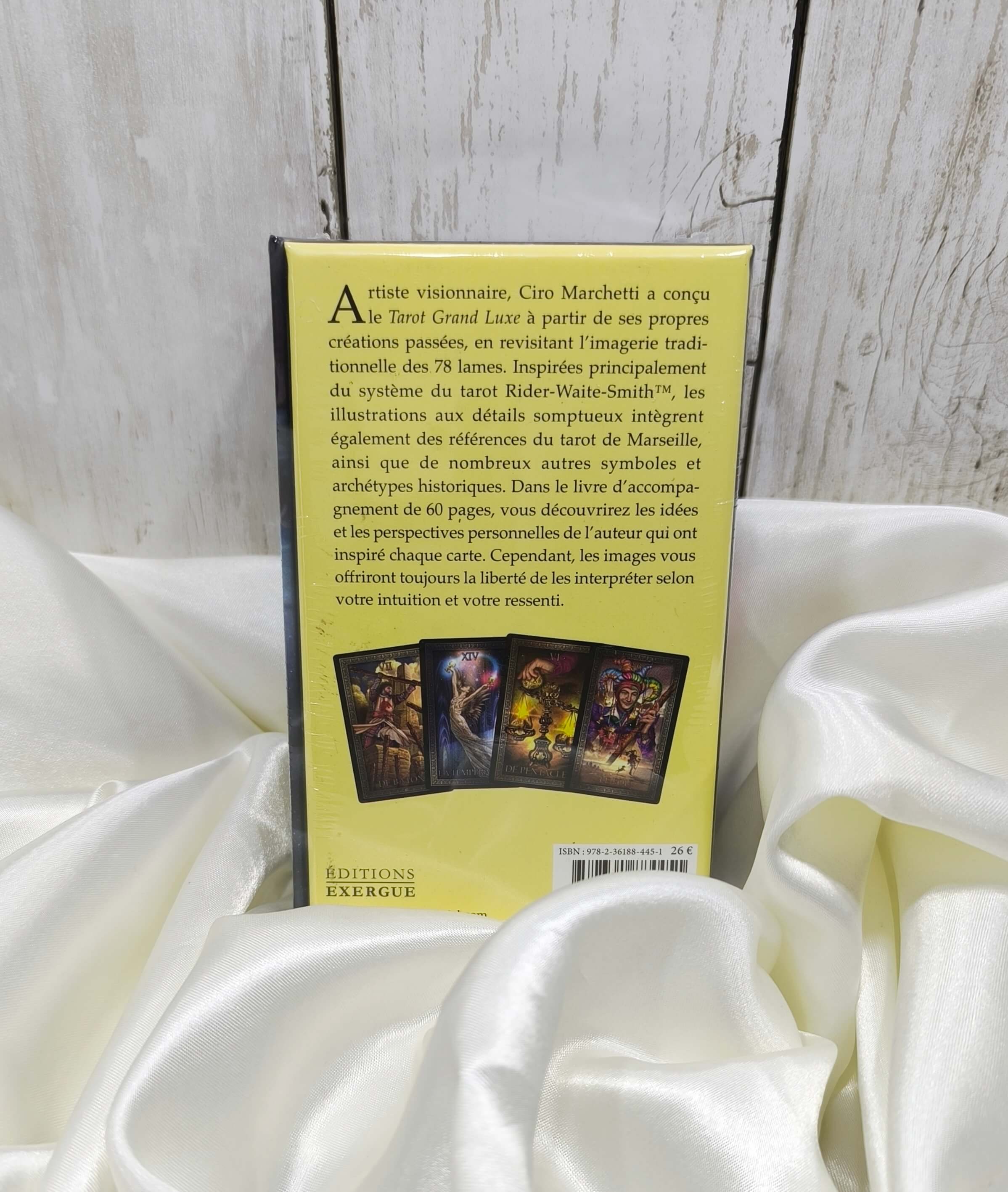 COFFRET TAROT GRAND LUXE - 78 CARTES DE CIRO MARCHETTI / EDITION EXERGUE