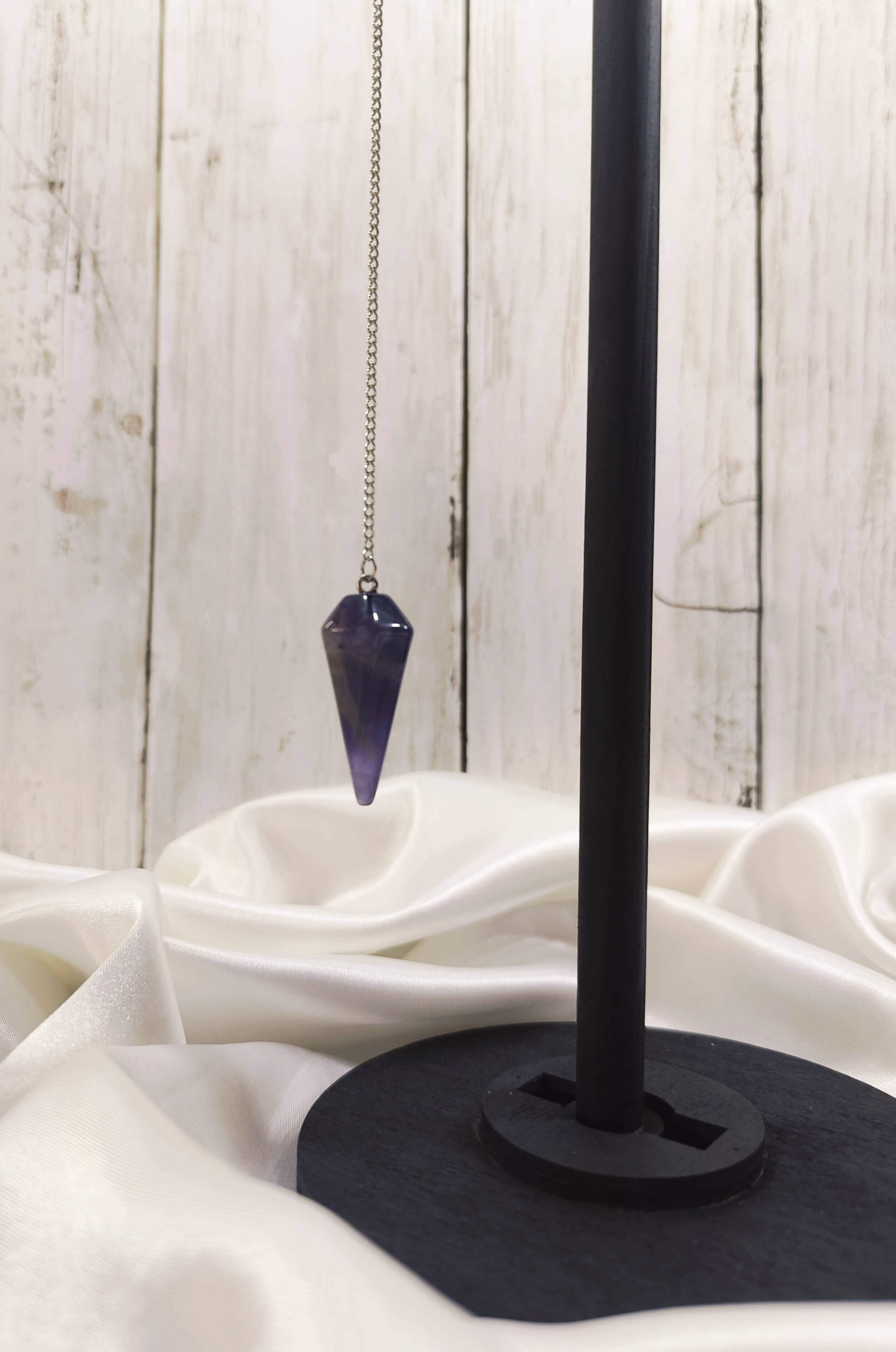 PENDULE DIVINATOIRE - PIERRE NATURELLE - AMETHYSTE 