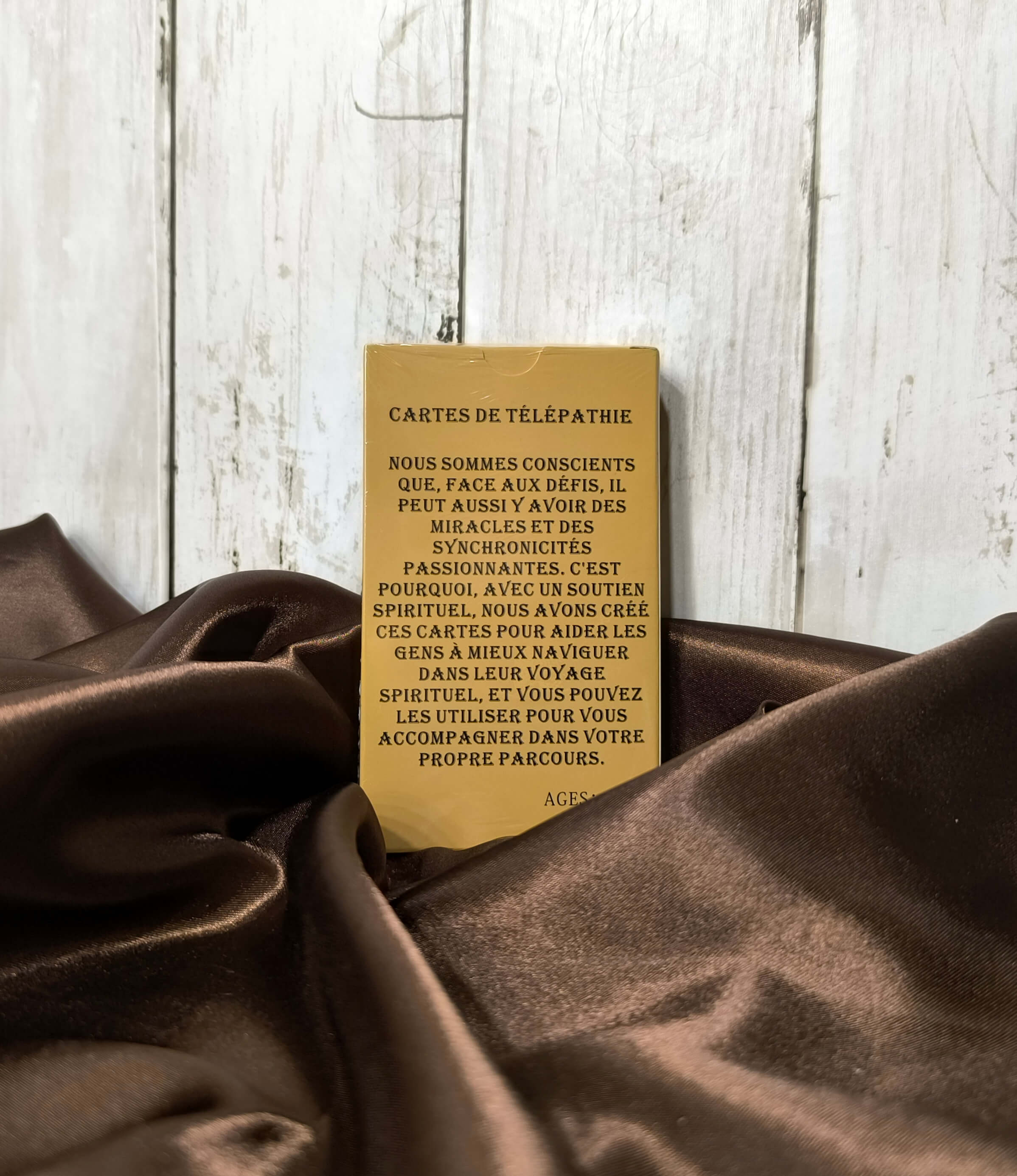 ORACLE DIVINATOIRE - CARTES DE TELEPATHIE (56 CARTES)