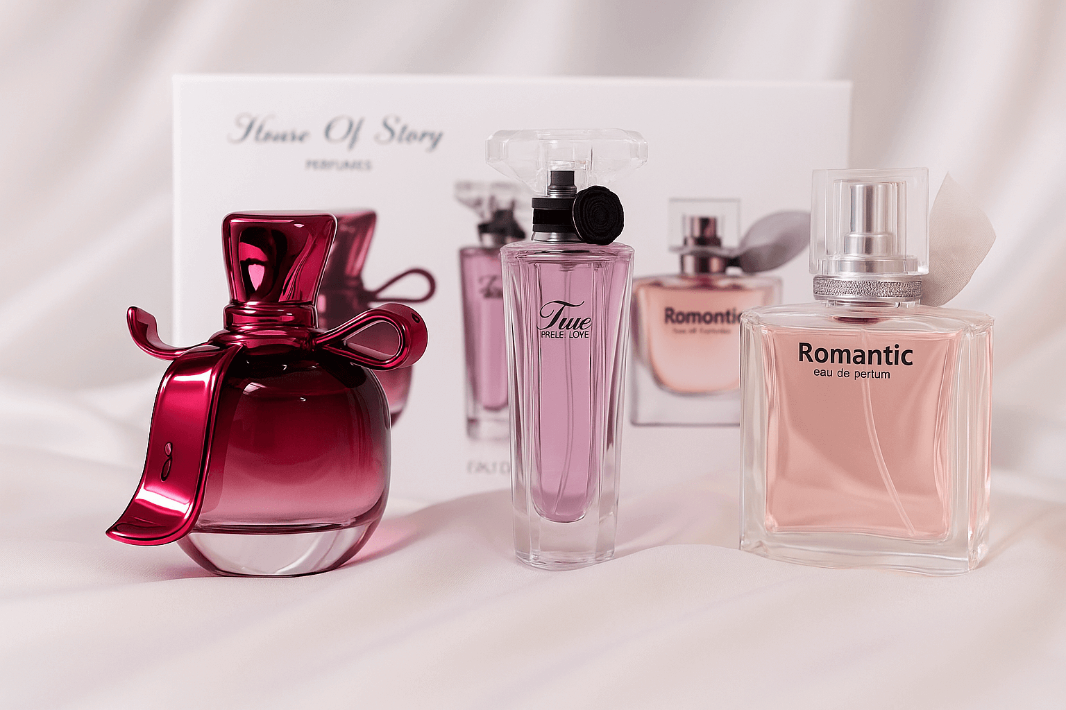 COFFRET 3 PARFUMS FEMME - BEAUTE URBAINE FLOWER OF STORY (3 x 30 ml)
