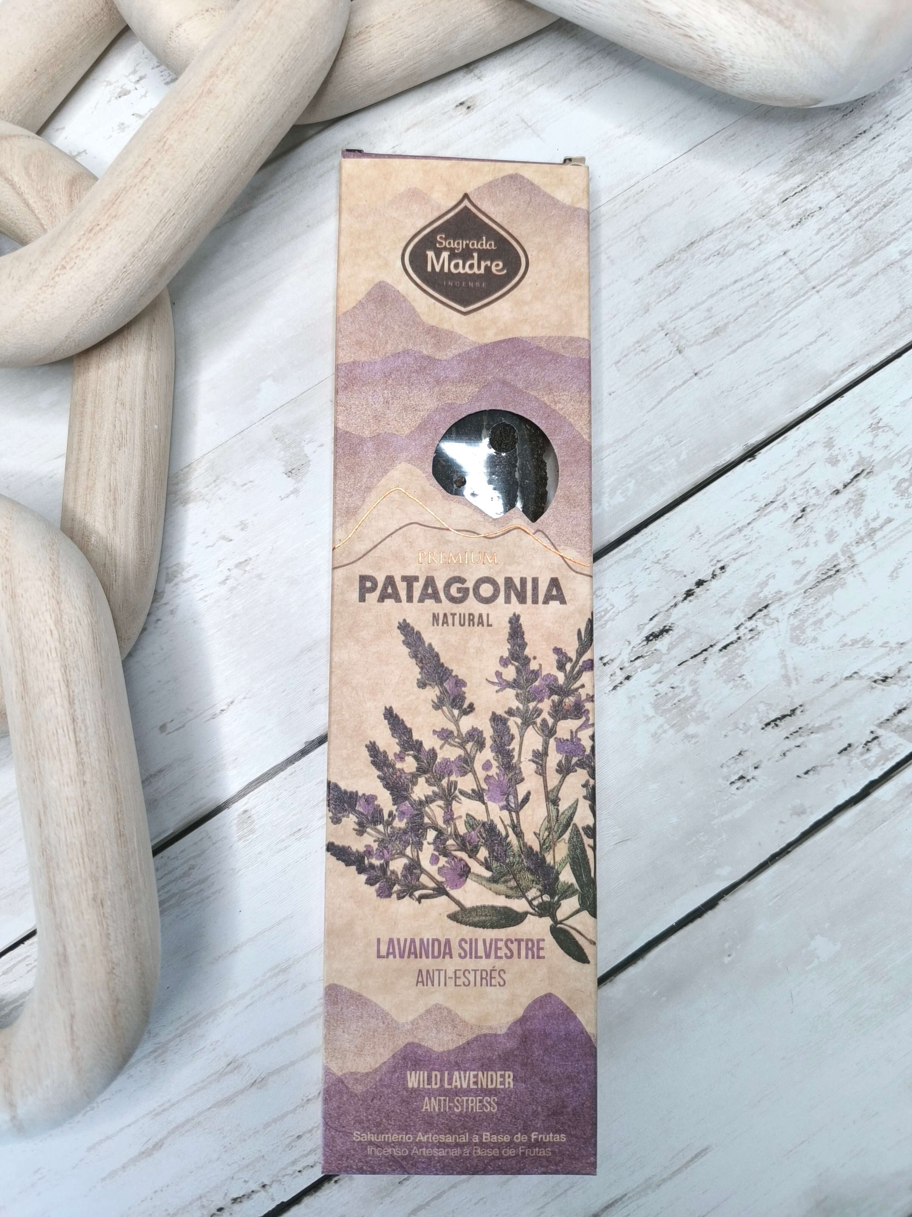 Encens Naturel Lavande Sauvage de Patagonie – Anti-Stress · Fait Main & Artisanal