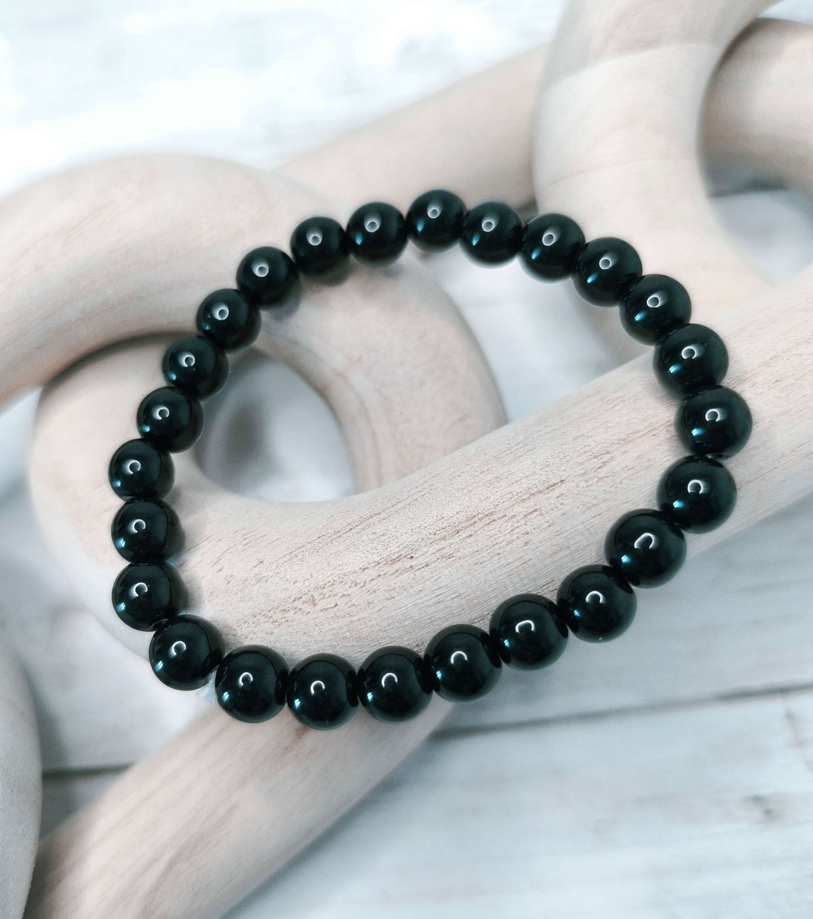 Bracelet Obsidienne Noire - Protection - Ancrage - Libération