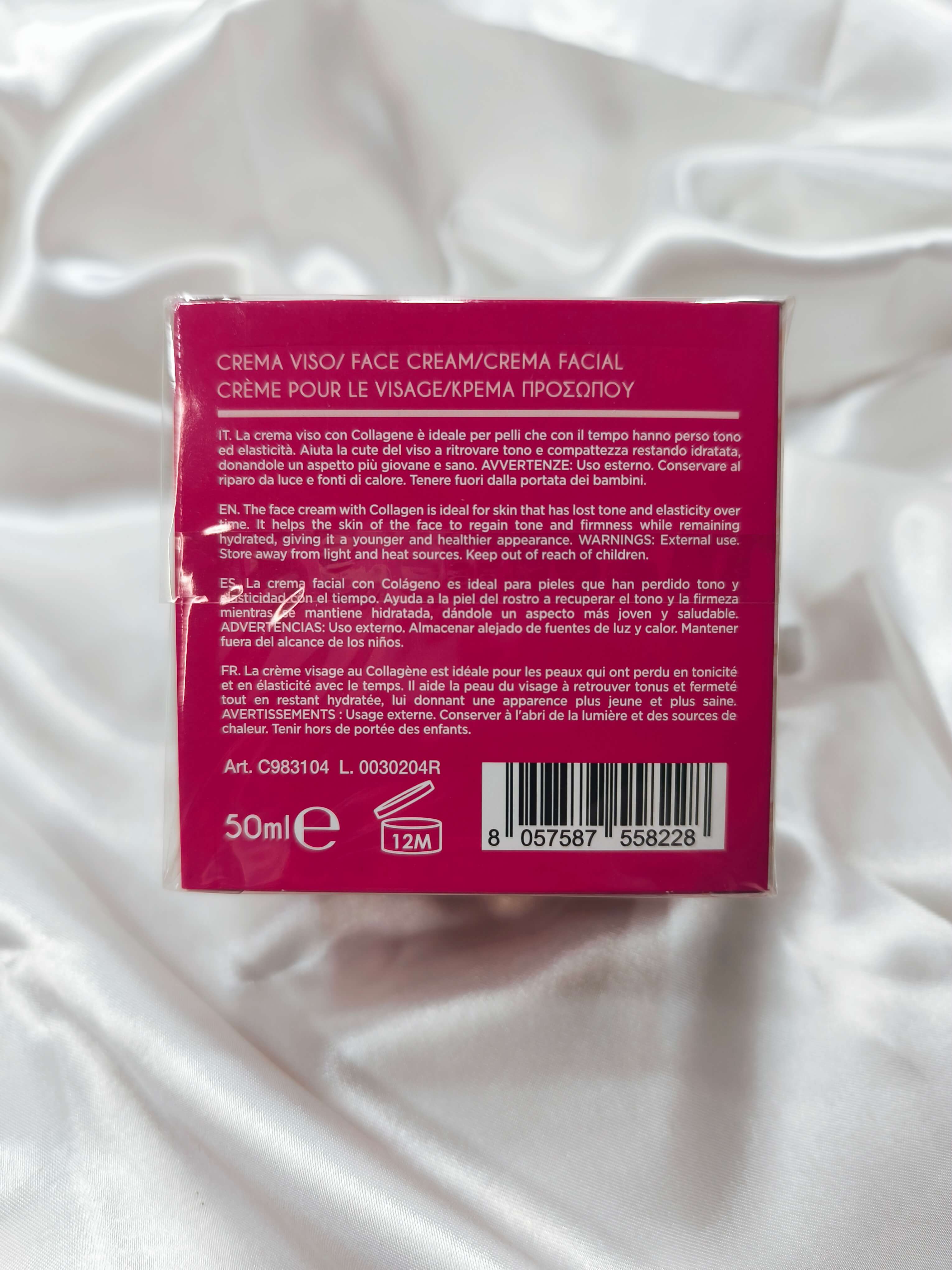 CREME VISAGE - COLLAGENE - COSMI PREMIUM - RESTRUCTURANT & TONUS - 50ML