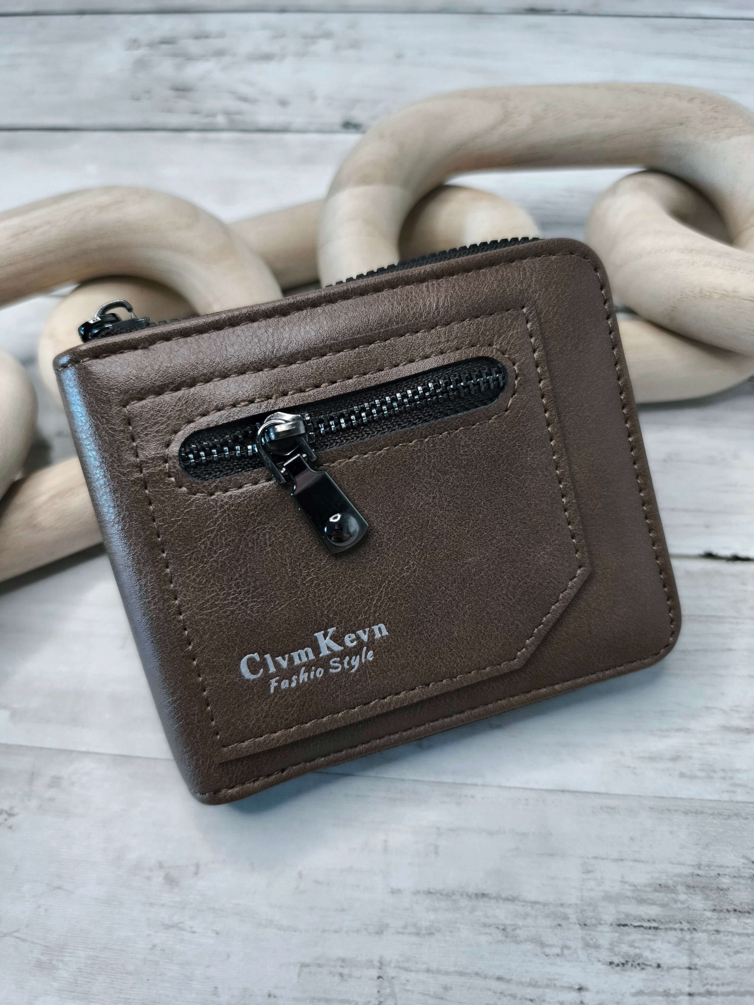 Porte feuille Homme Marron – Compact, Élégant & Fonctionnel