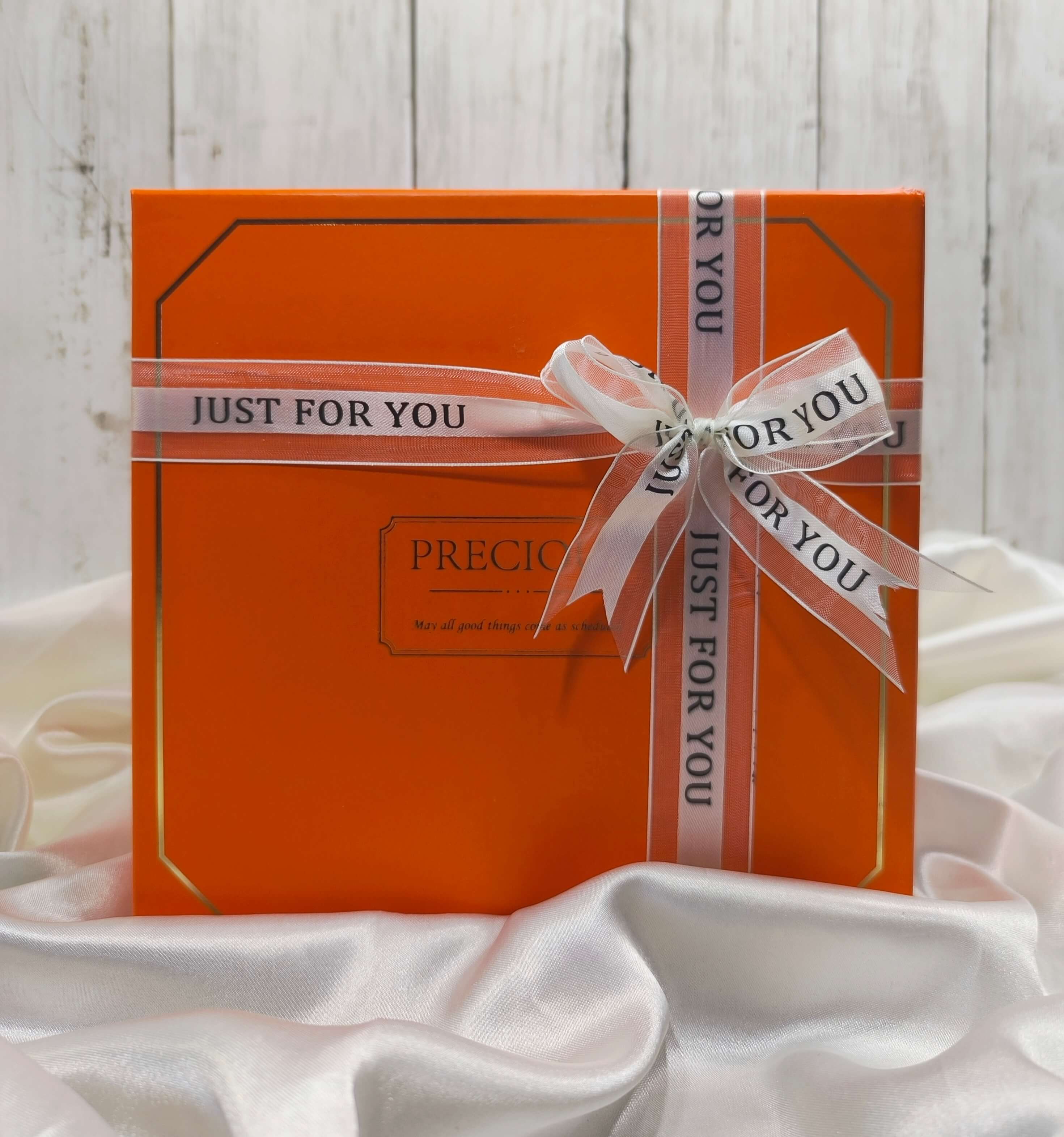 COFFRET CADEAU MIXTE - VITALITE ORANGE - TASSE THERMOS + PARAPLUIE + SERVIETTE DOUCE