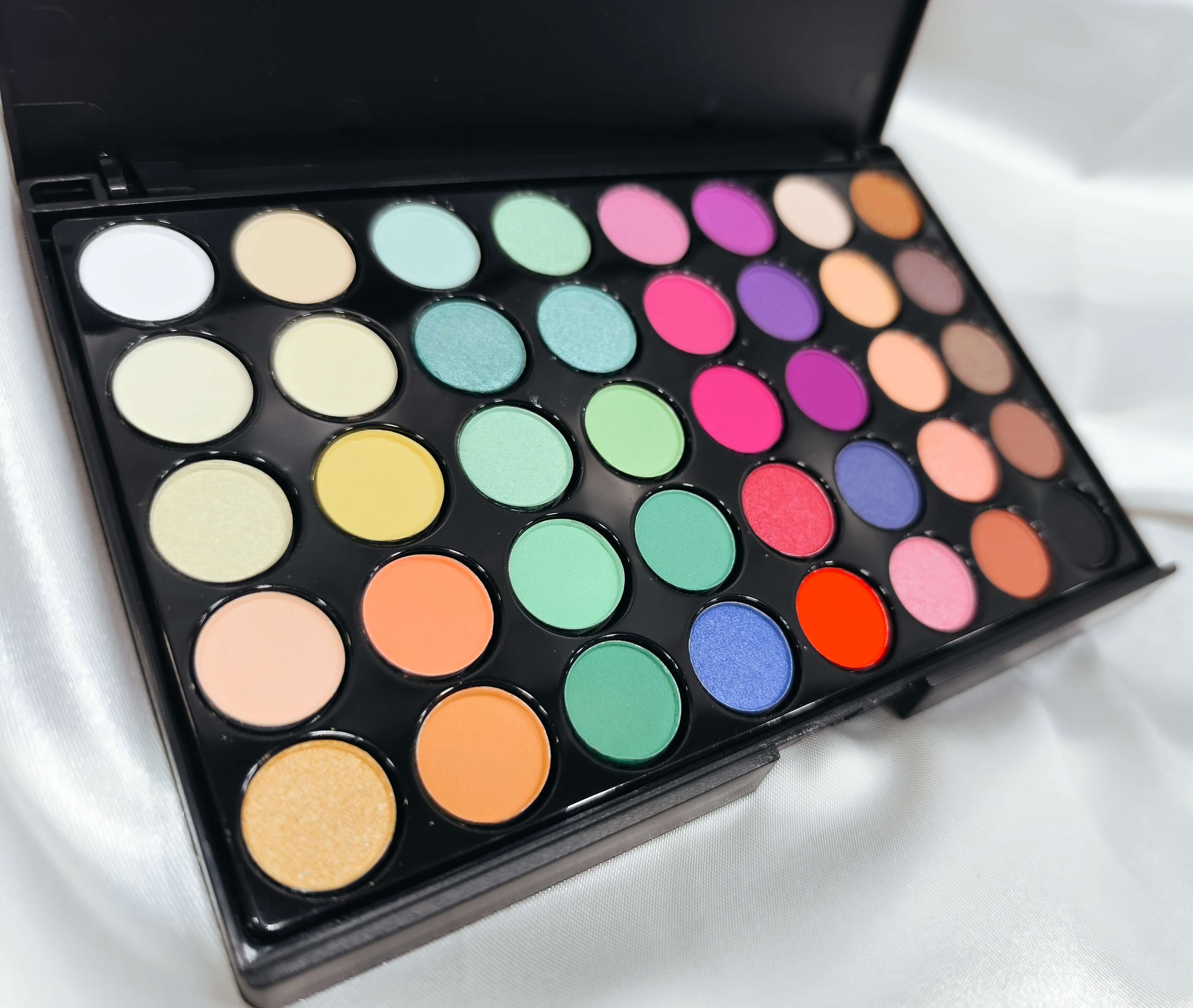 PETITES PALETTES FARDS A PAUPIERES - MARRON & COULEURS VIVES 