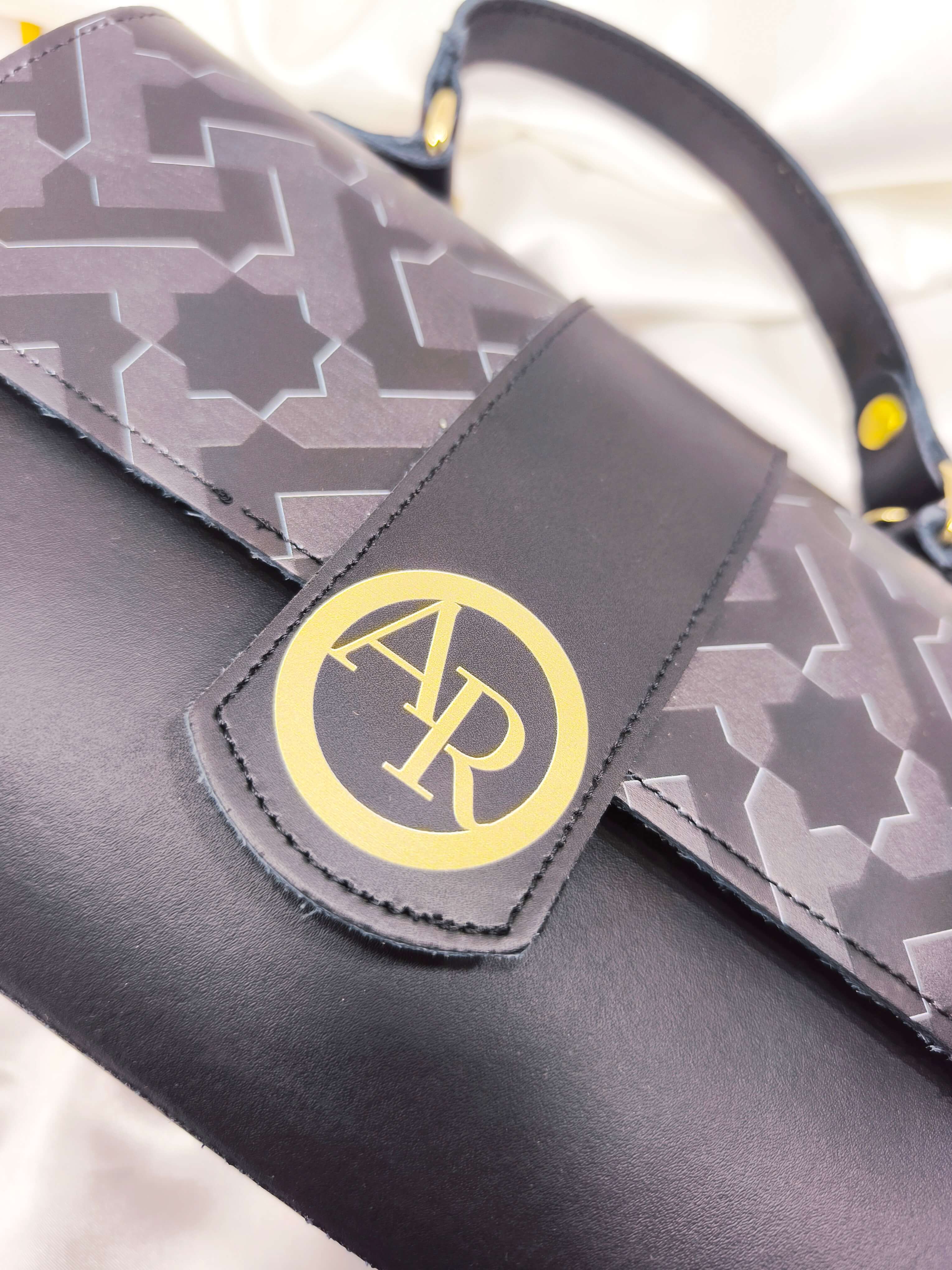 SAC A MAIN ALICE ALVIERO RODRIGUEZ - ESSENTIAL LINE NOIR - MADE IN ITALY