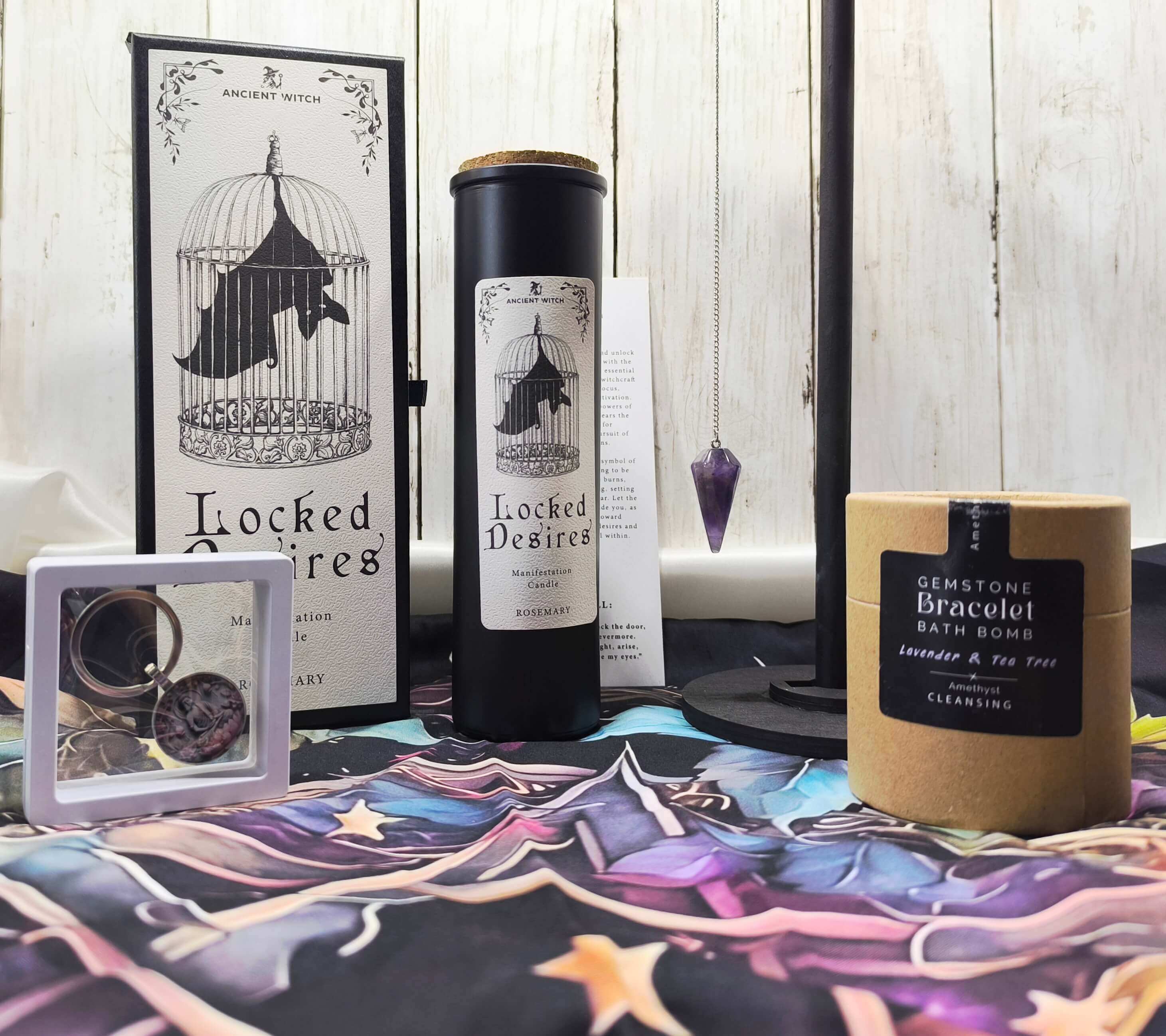 COFFRET SPIRITUEL UNIQUE - RITUEL DE MANIFESTATION & MEDITATION - 