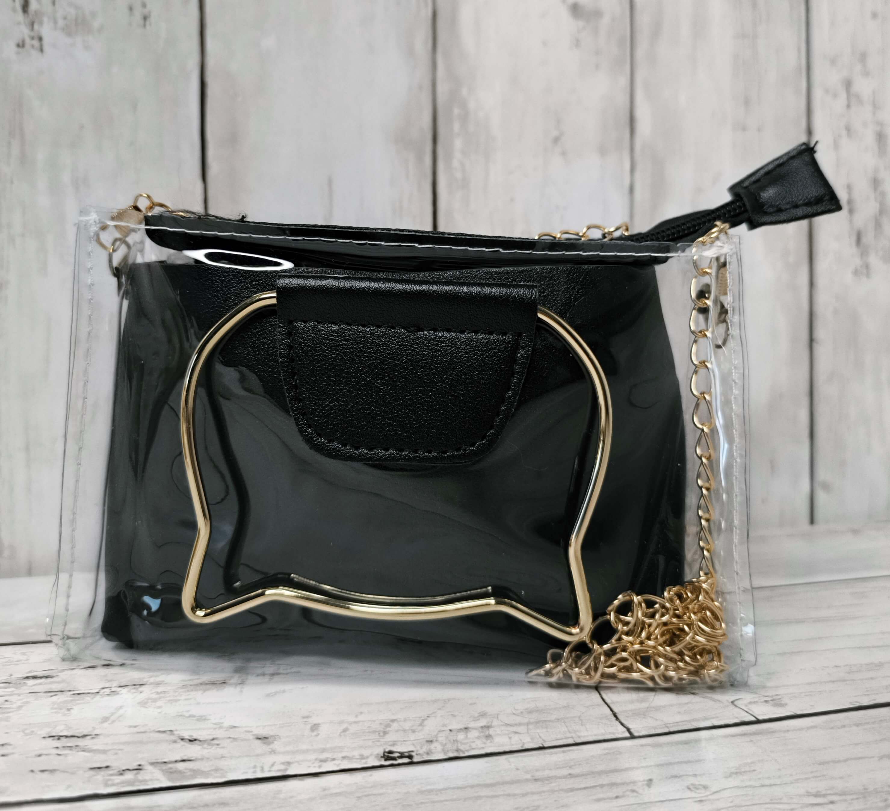 MINI SAC A MAIN - POIGNEES EN TETE DE CHAT - ORIGINAL & TENDANCE
