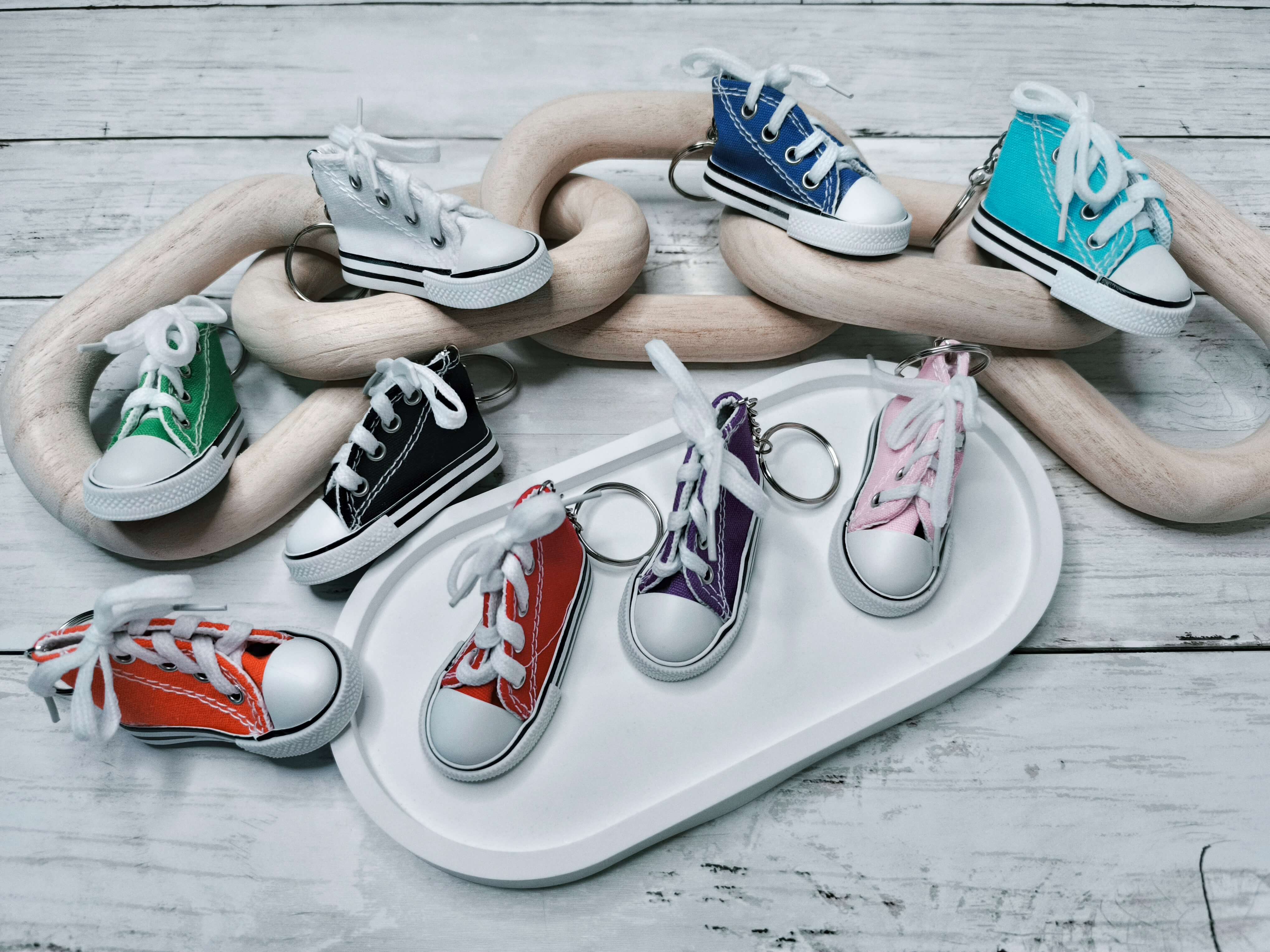 Porte-clés Chaussure Mini Sneakers – Couleur au Choix