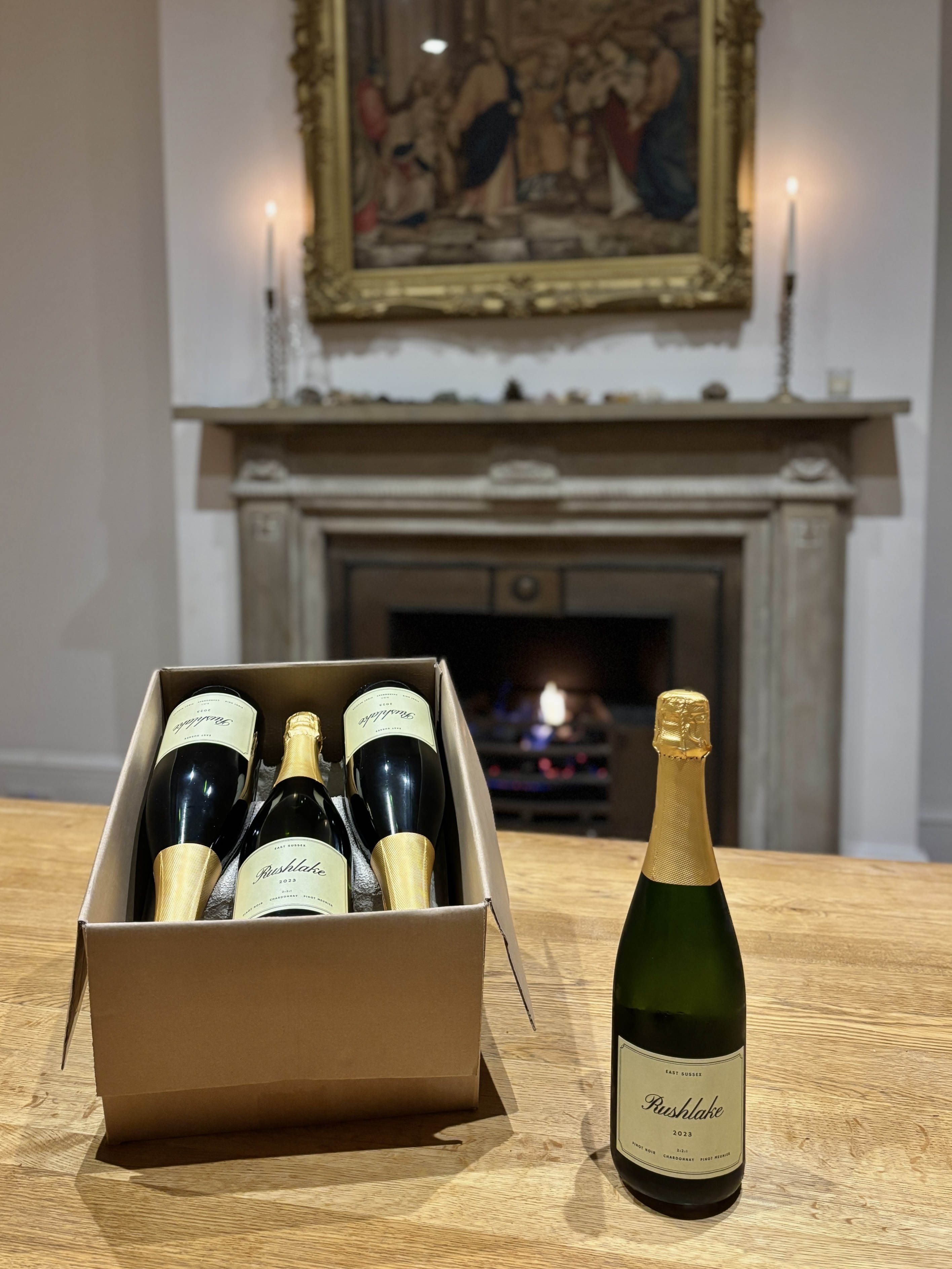 Rushlake 2023 Vintage Sparkling Wine Wholesale Case of 6 Bottles