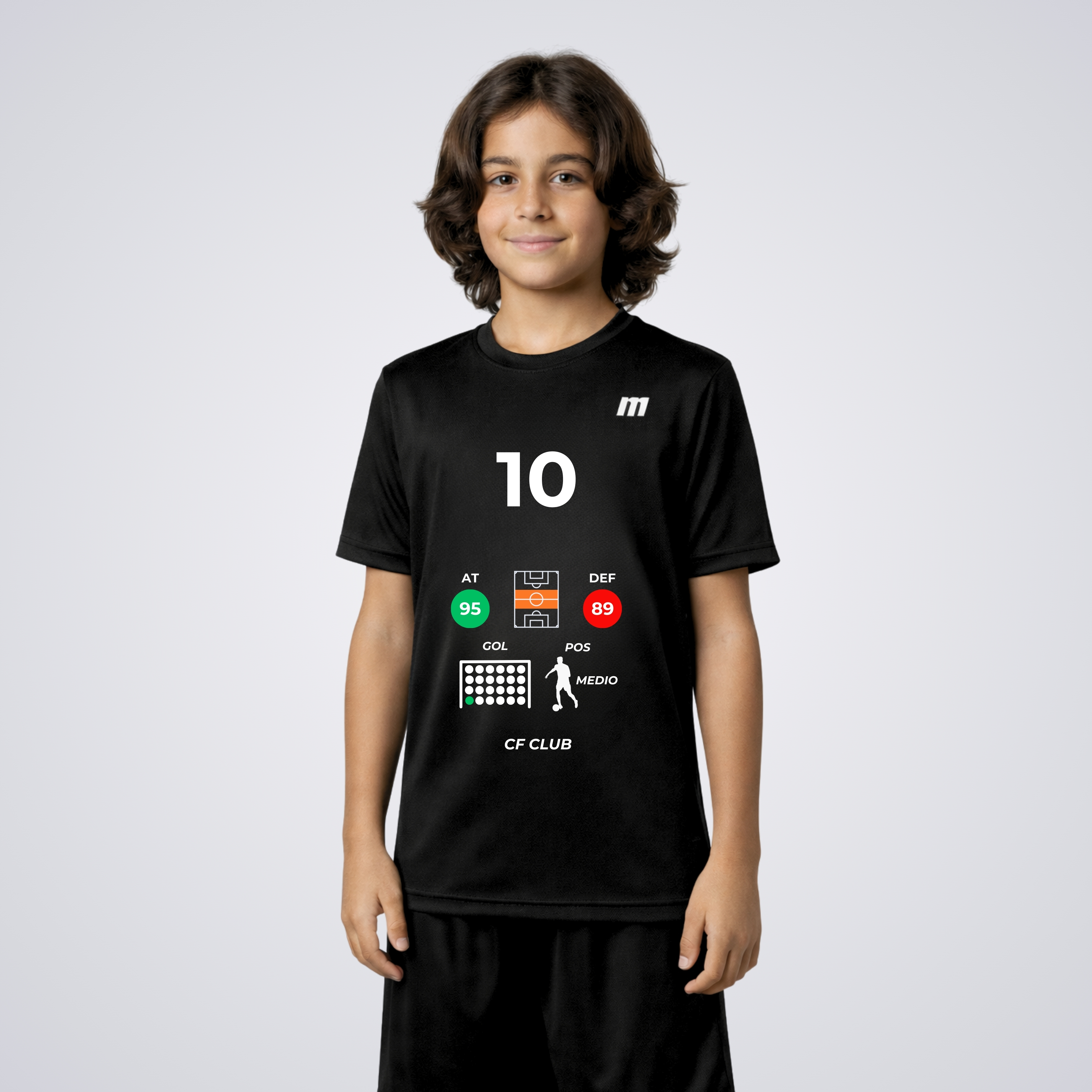CAMISETA STATS PERSONALIZADA